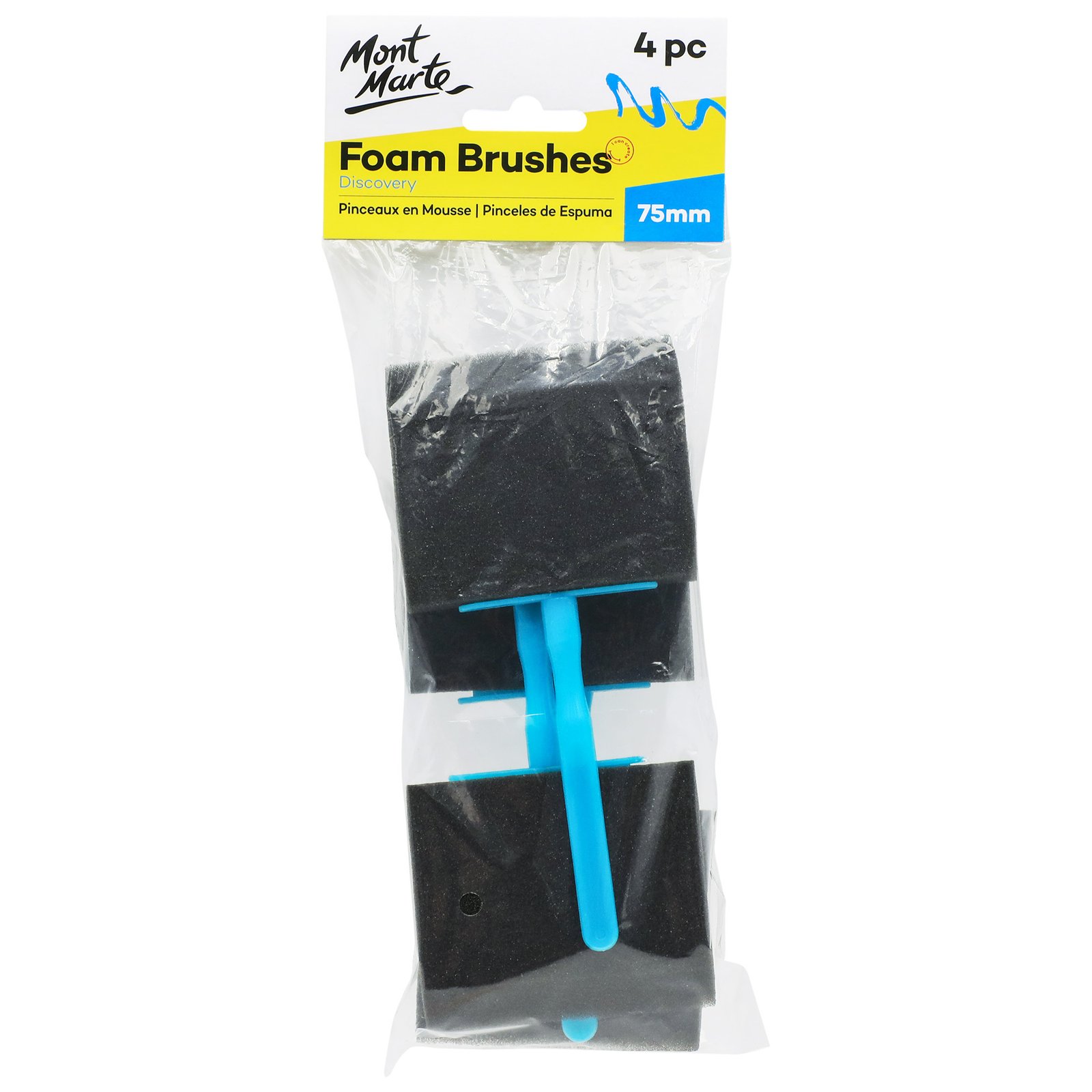 Foam Hobby Brush 754pc Poly Bag