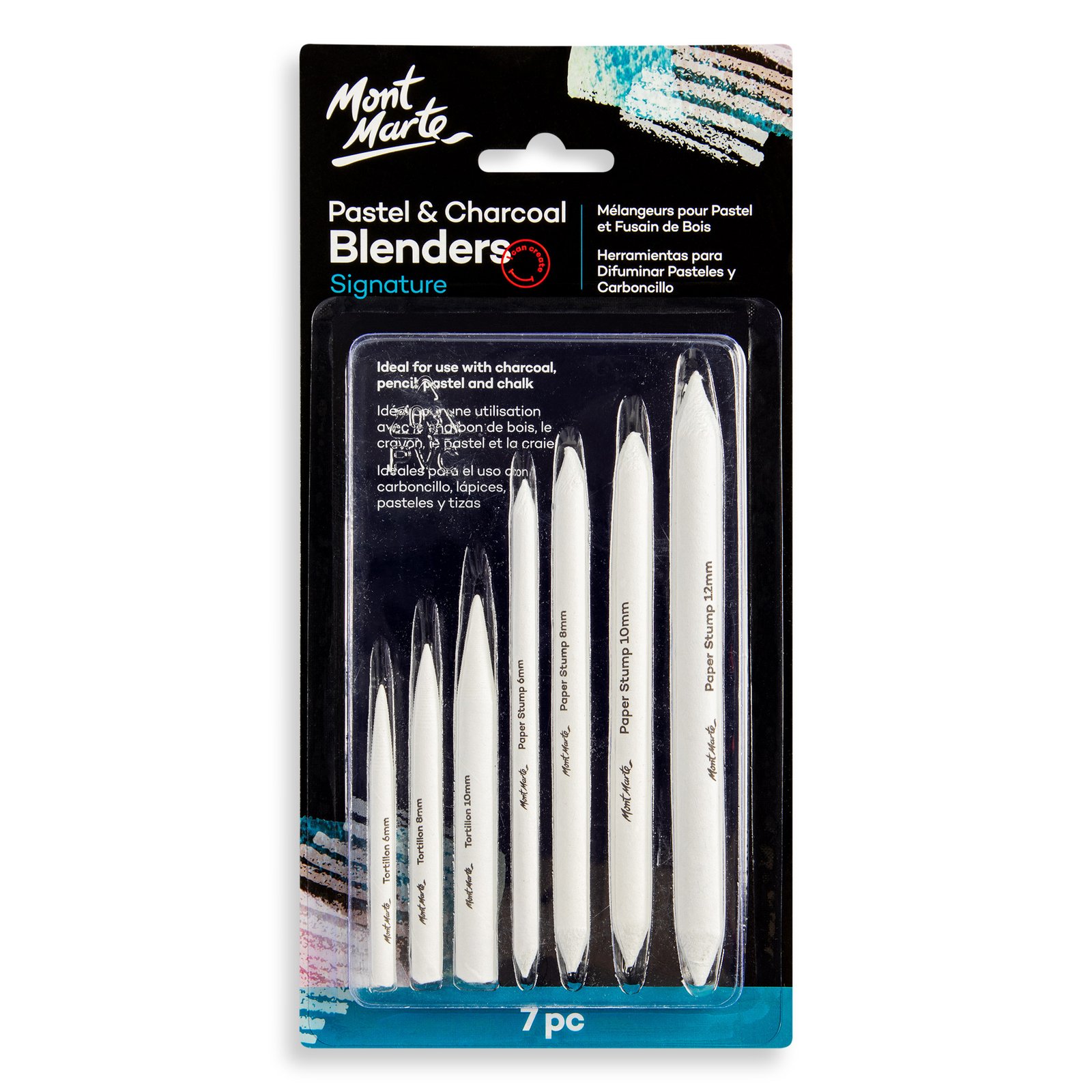 Pastel & Charcoal Blenders 7pc