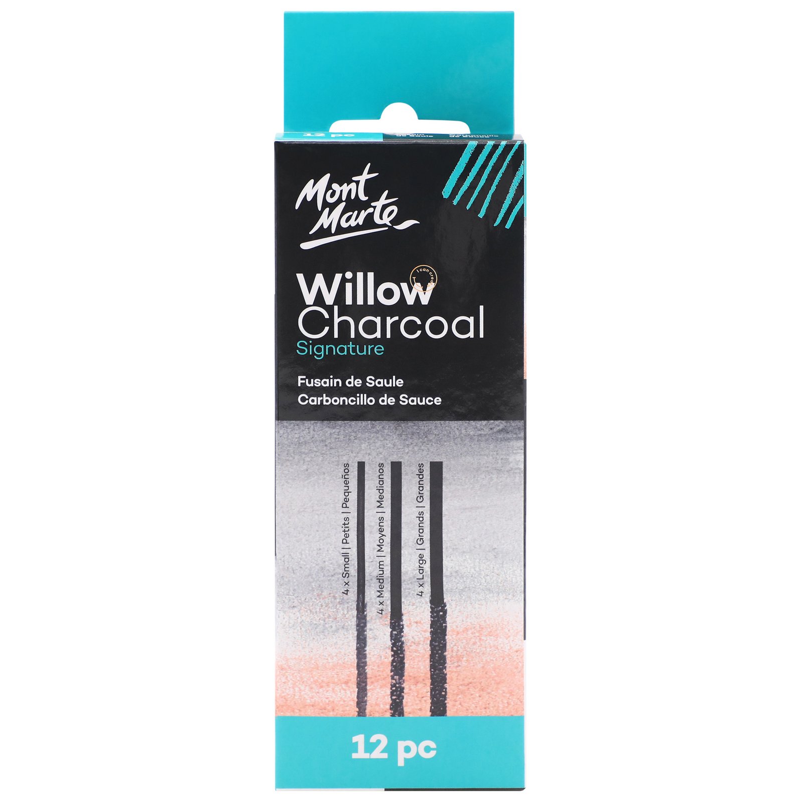 Willow Charcoal Pkt 12
