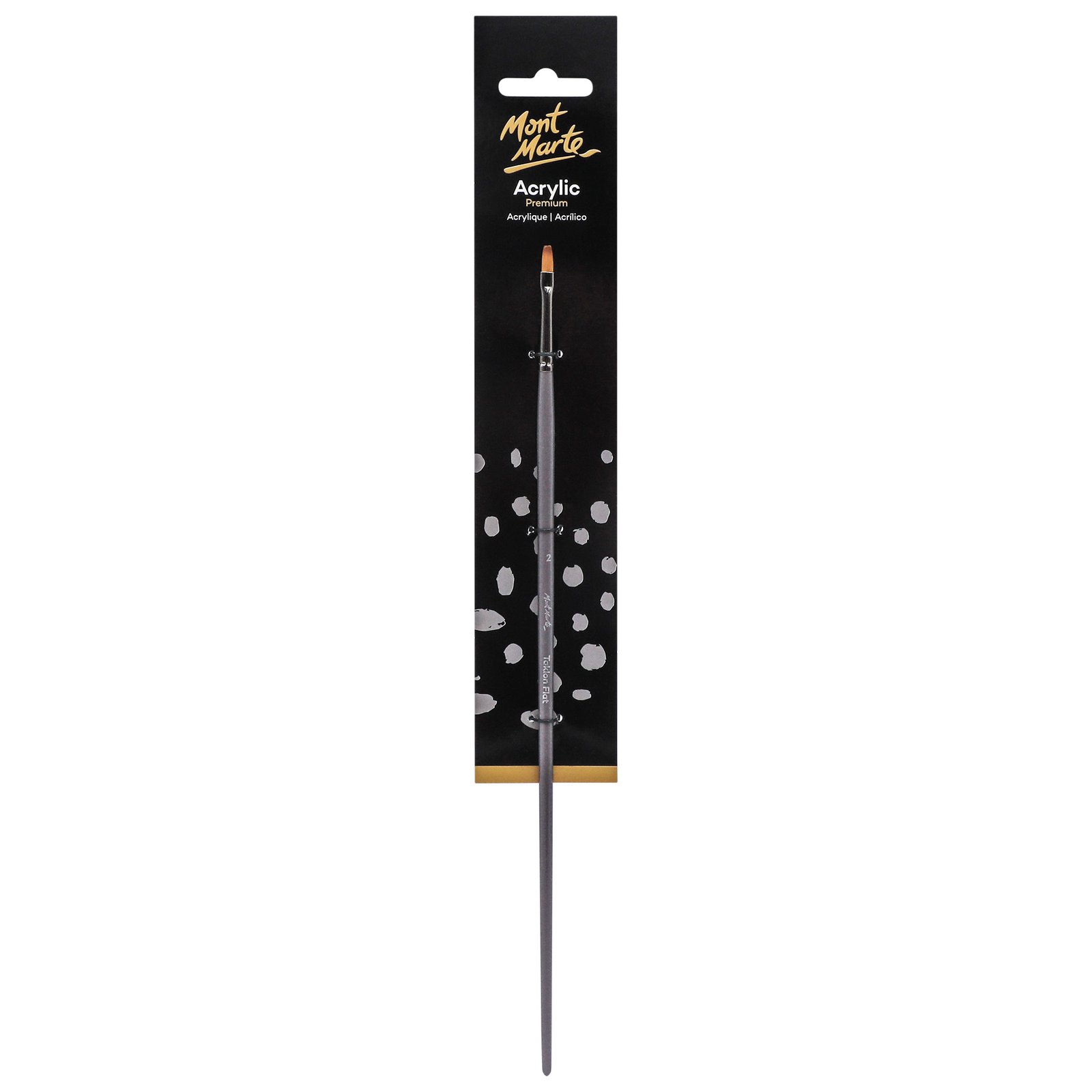 Artist Brush Taklon Flat Long 2