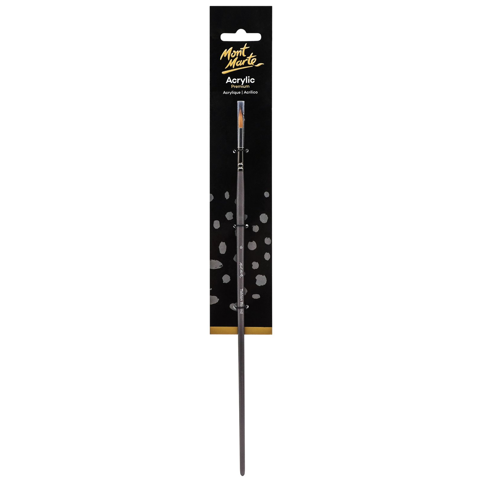 Artist Brush Taklon Round 6