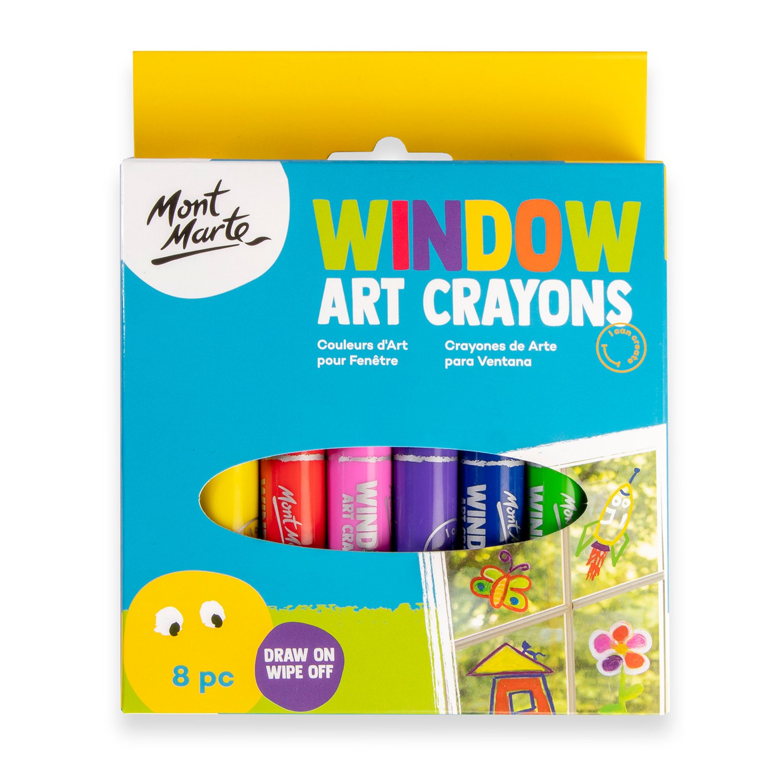 Window Art Crayons 8pc