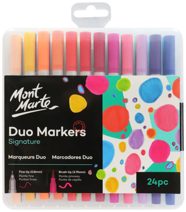 Duo Markers 24pc in Case