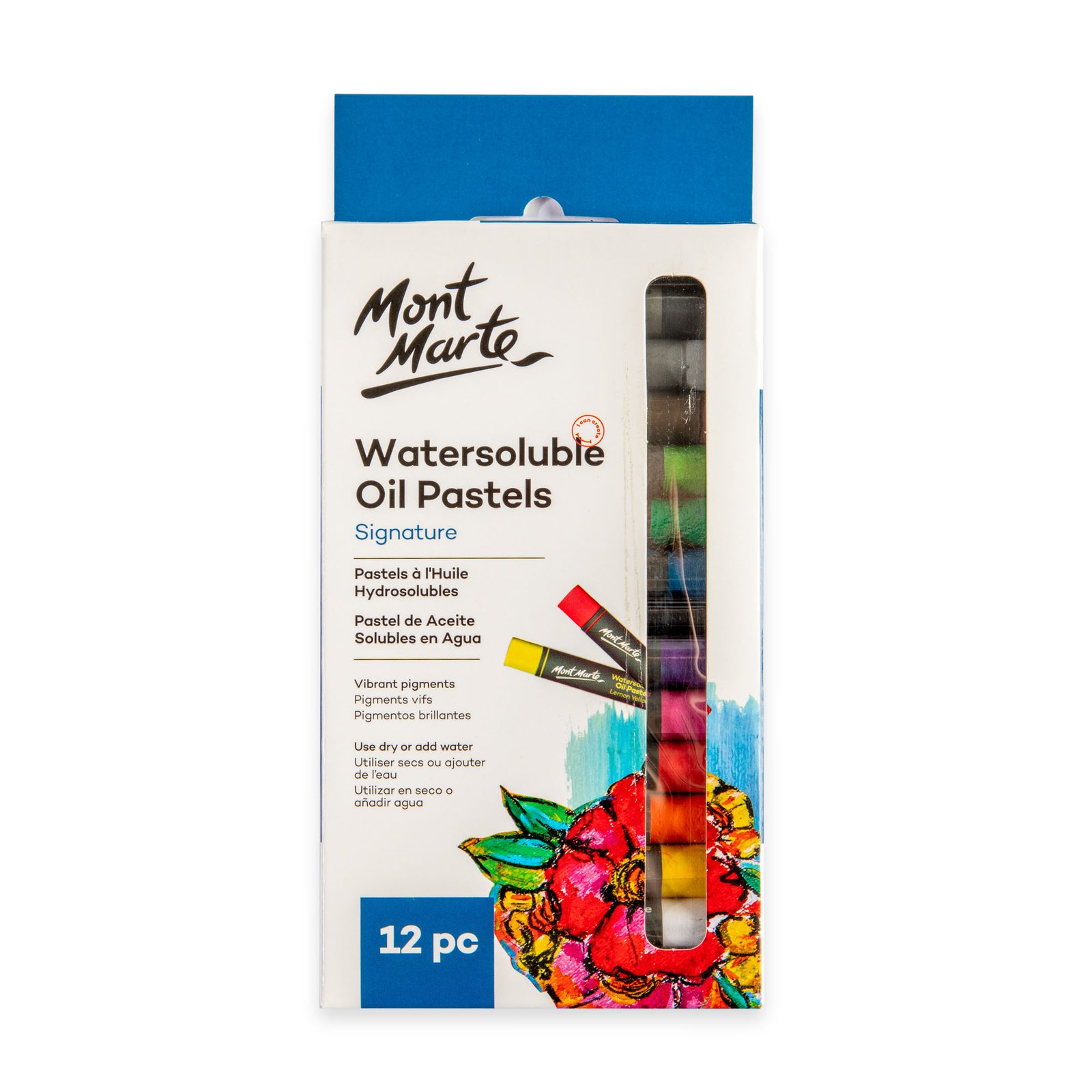 Watersoluble Oil Pastels 12pc