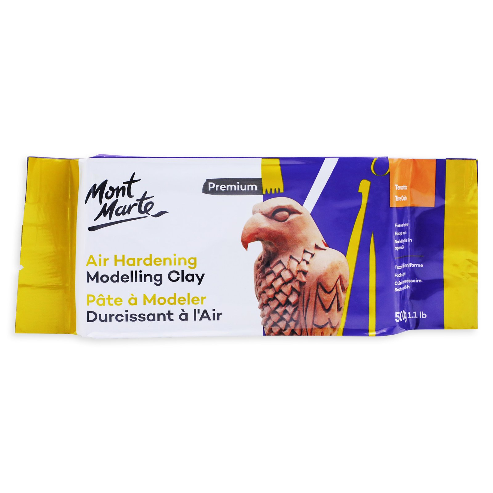 Air Hardening Modelling Clay 500g - Terracotta