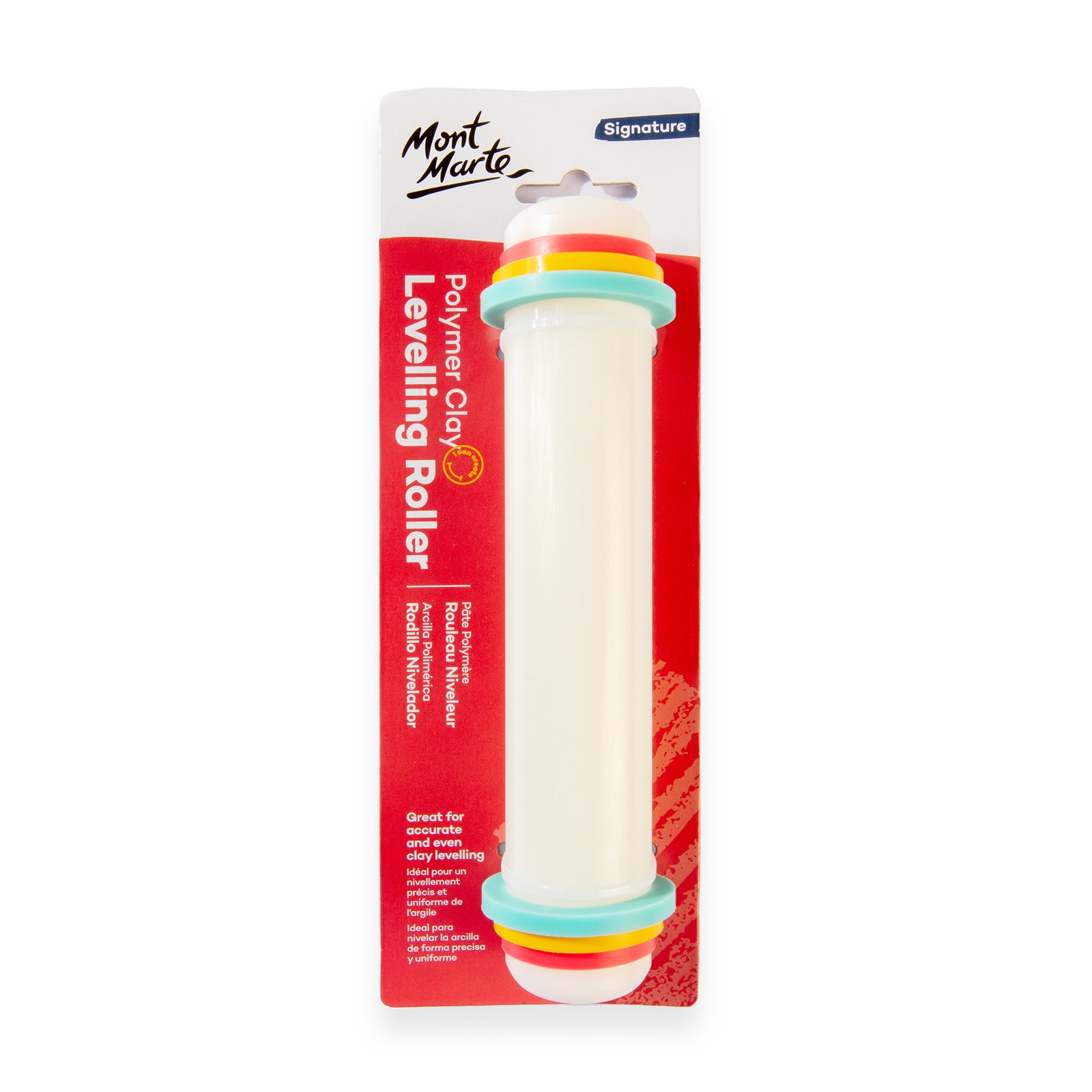 Polymer Clay Levelling Roller with bands 20cm