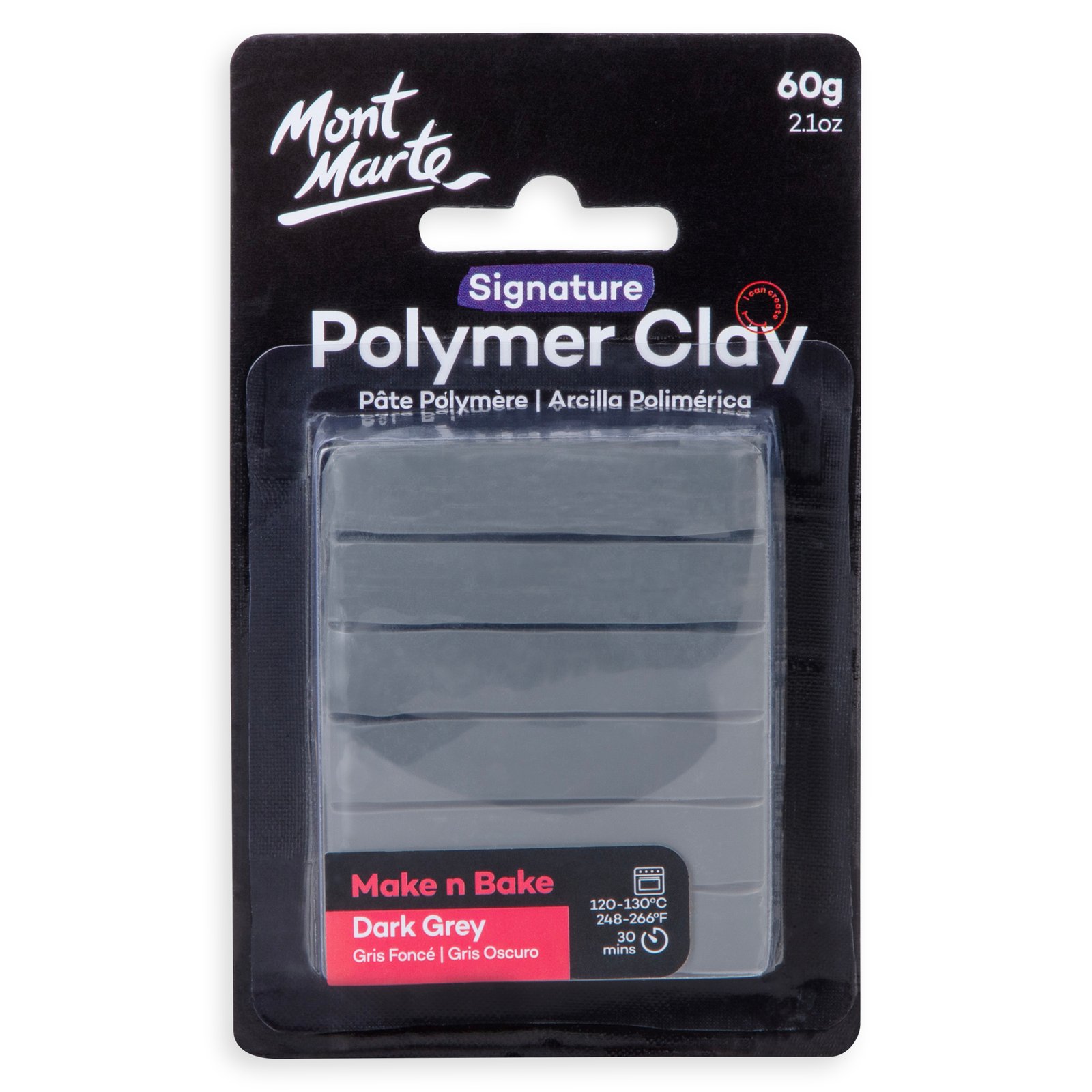 Make n Bake Polymer Clay 60g - Dark Grey