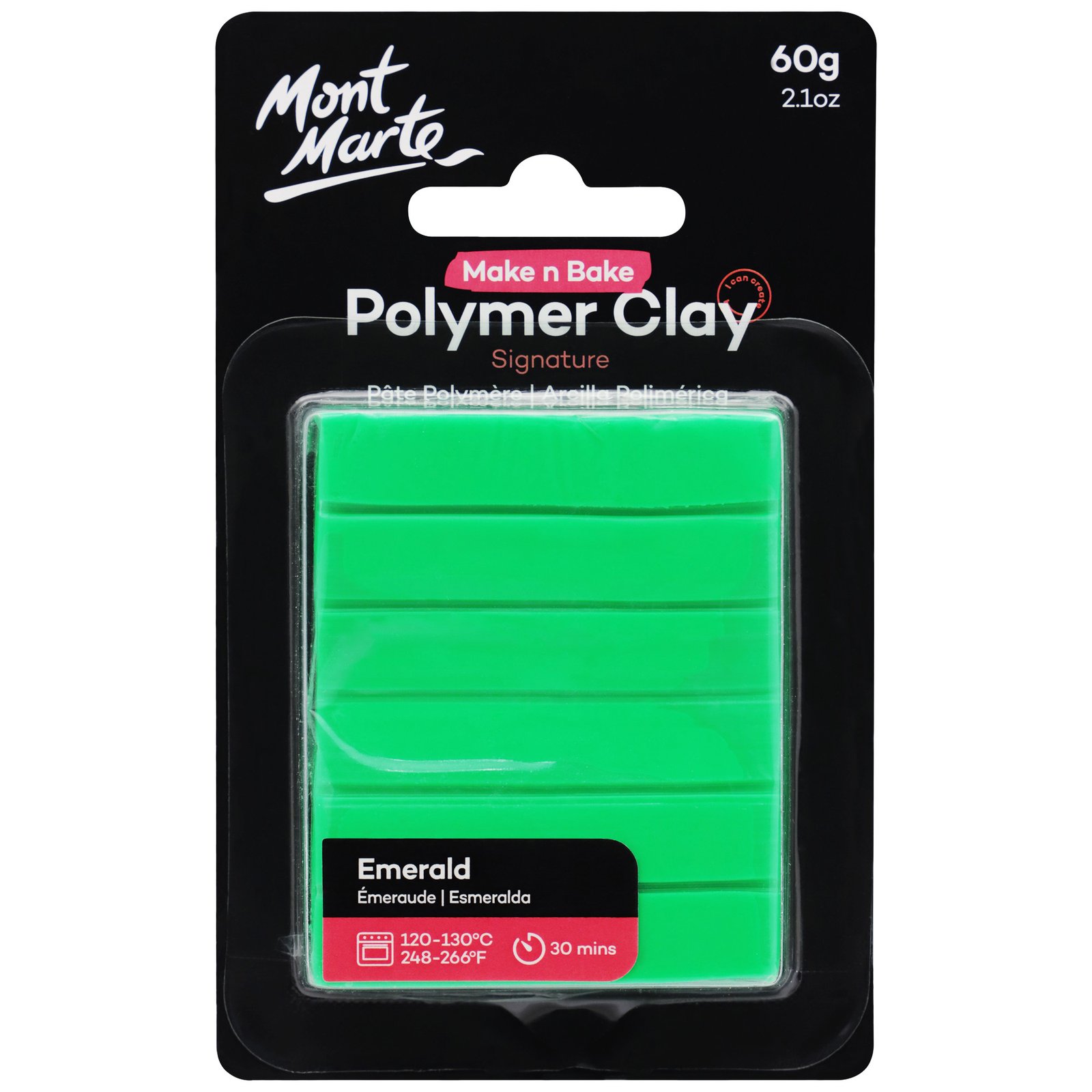 Make n Bake Polymer Clay 60g - Emerald