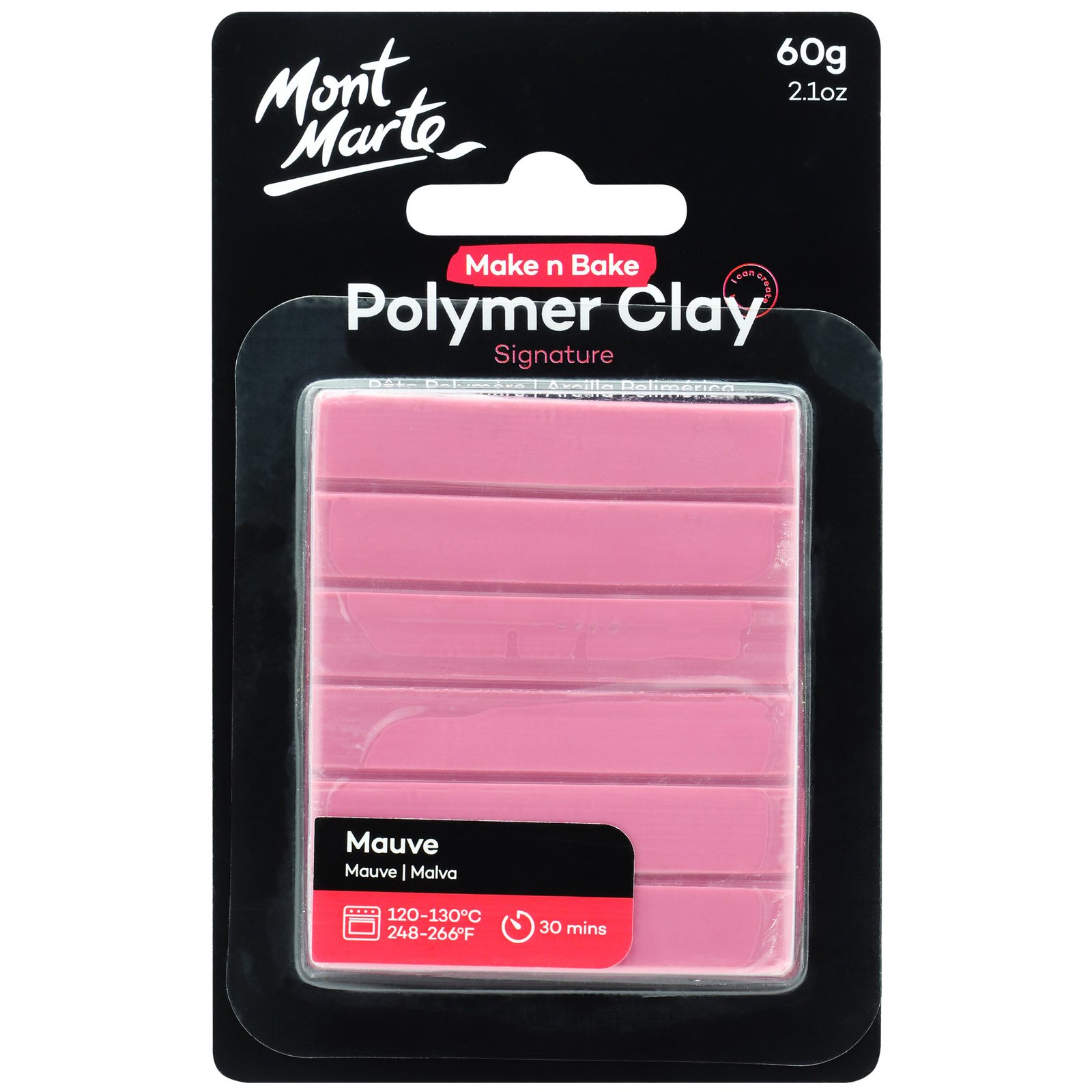 Make n Bake Polymer Clay 60g - Mauve