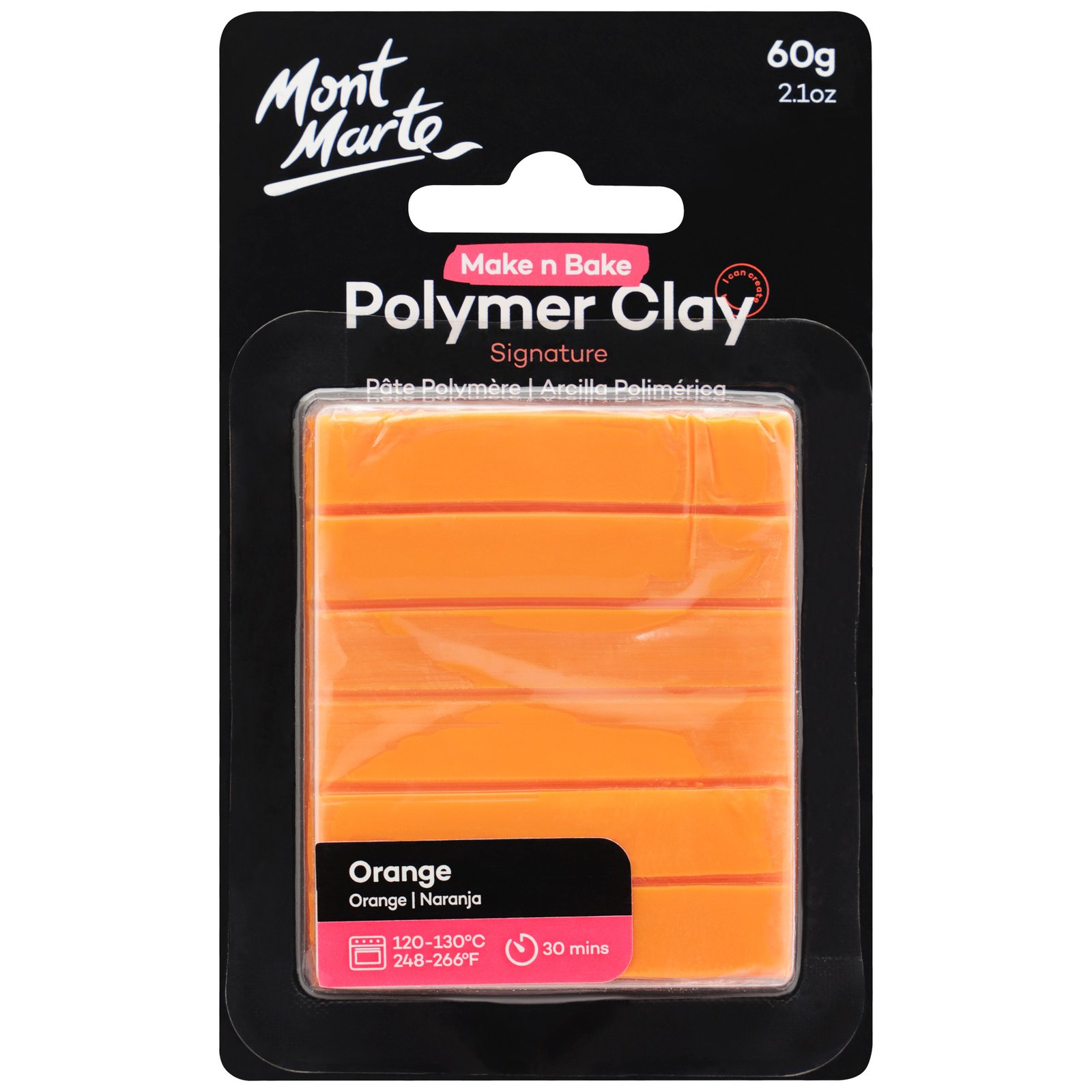 Make n Bake Polymer Clay 60g - Orange