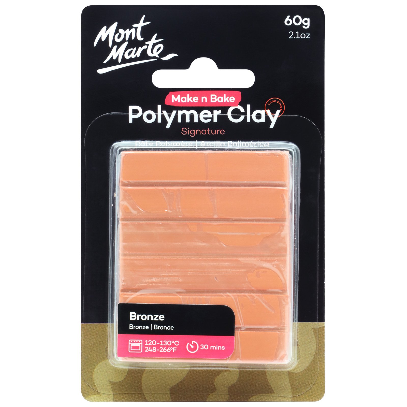 Make n Bake Polymer Clay 60g - Bronze