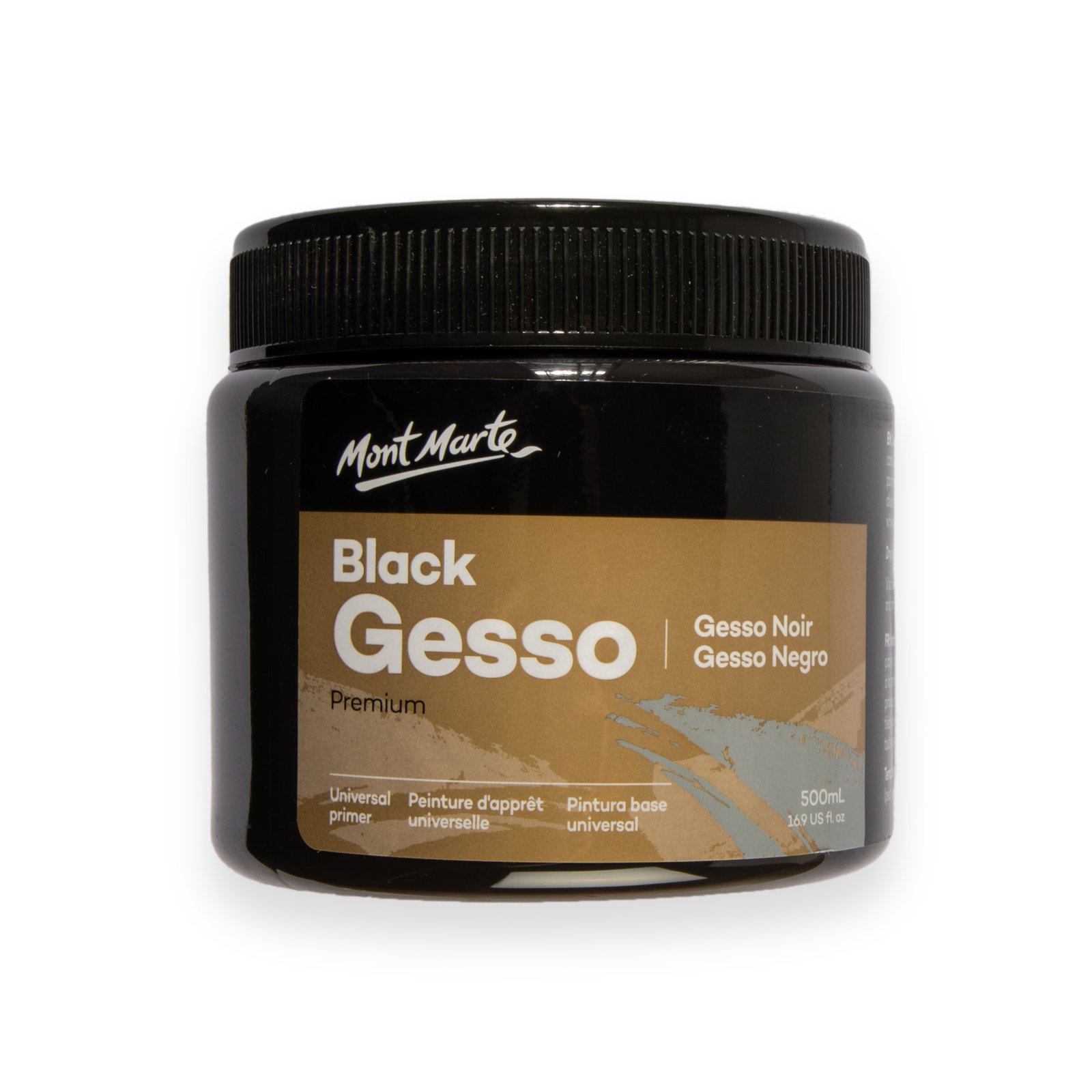 Black Gesso Tub 500ml