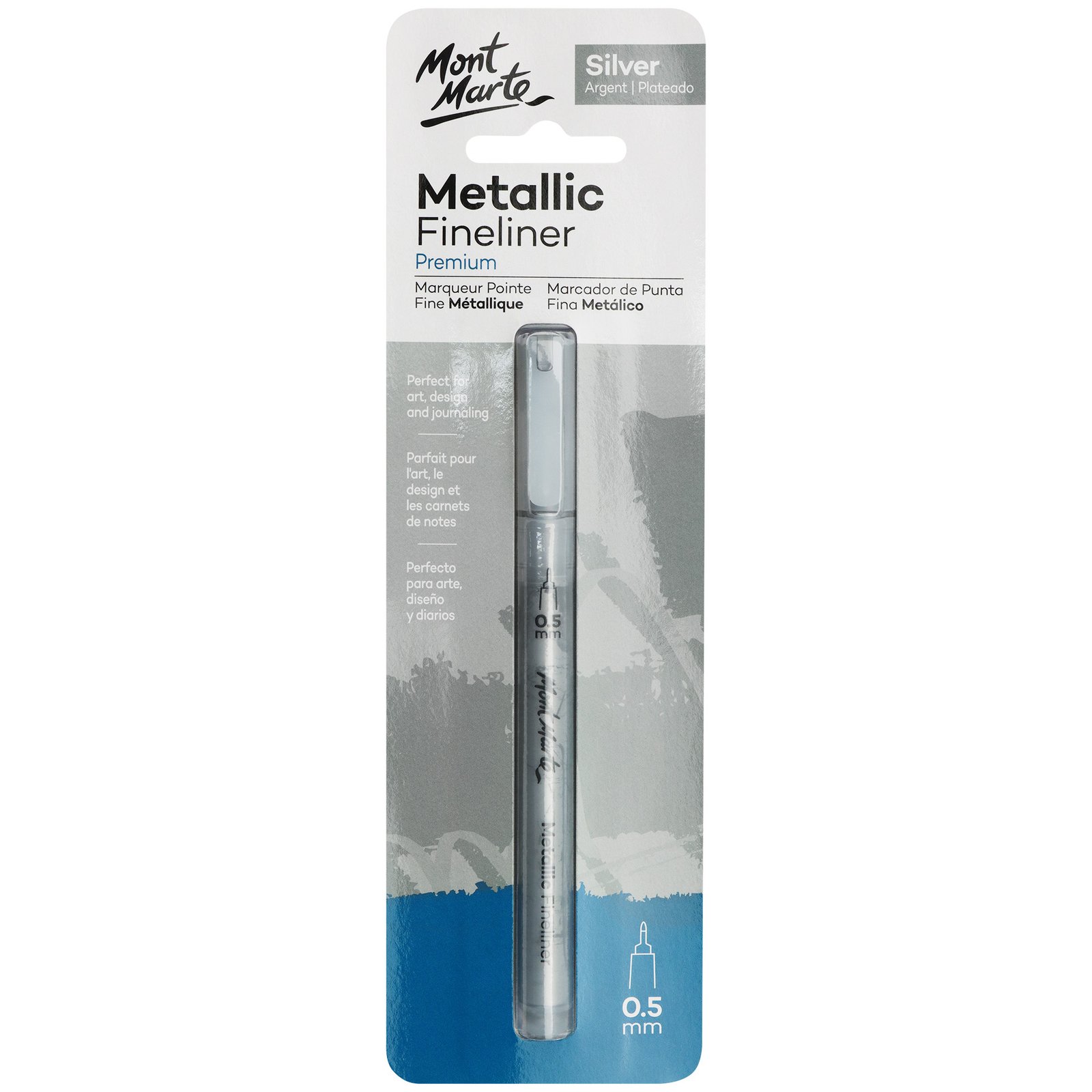 Metallic Marker Fine Liner - Silver