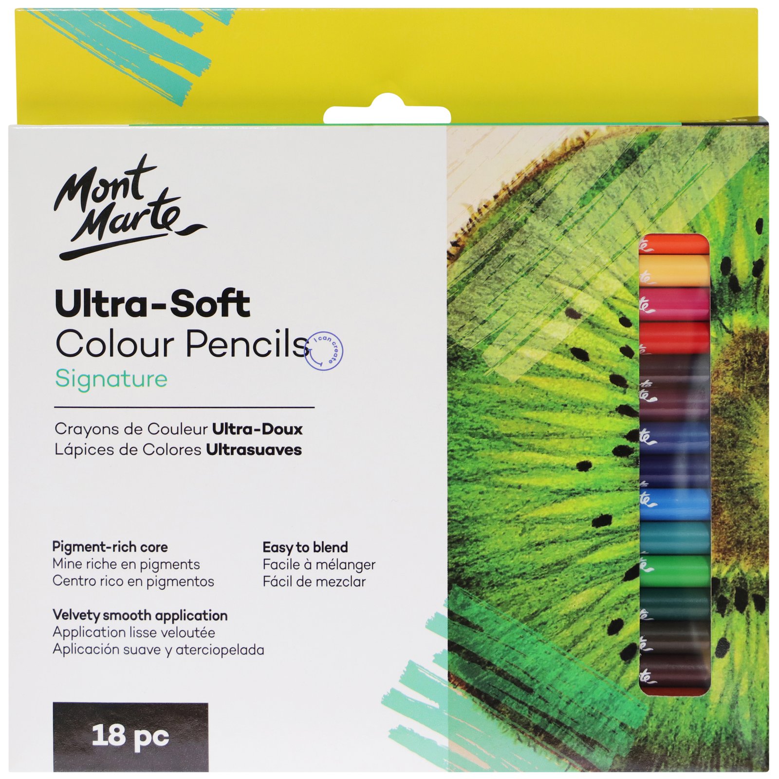 Ultra-Soft Colour Pencils 18pc
