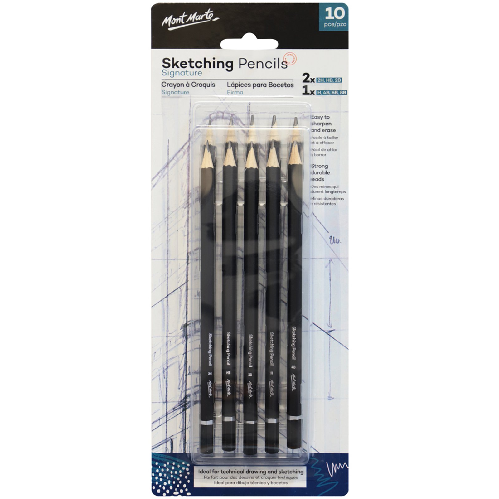 Sketching Pencils 10pc