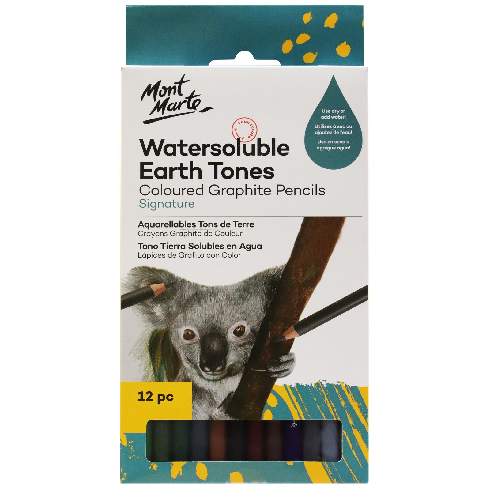 Watersoluble Earth Tones 12pc