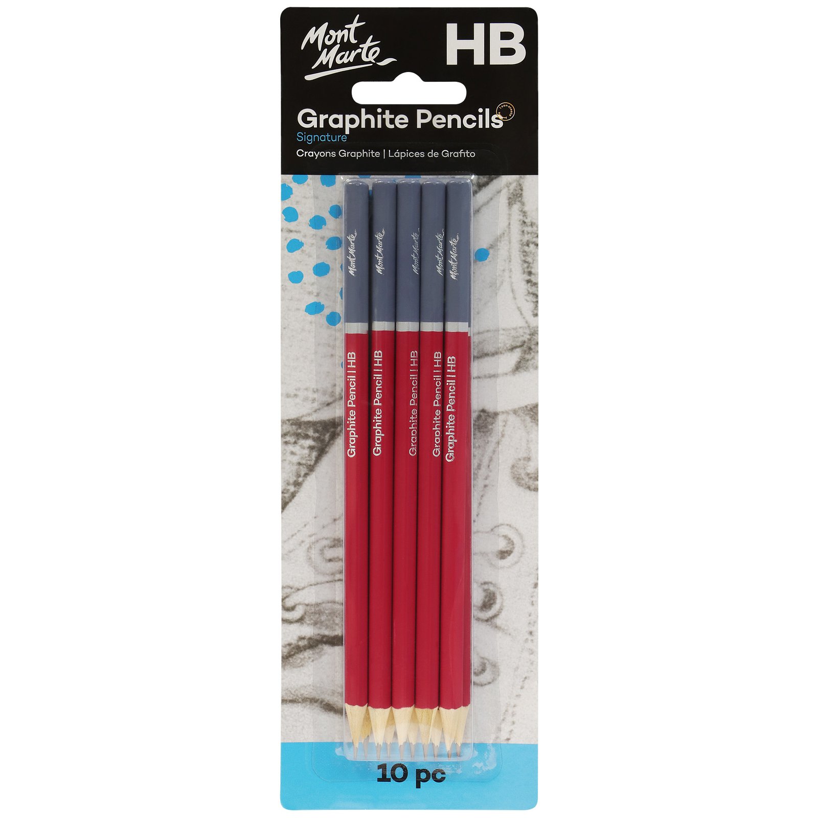 Graphite Pencils HB 10pc