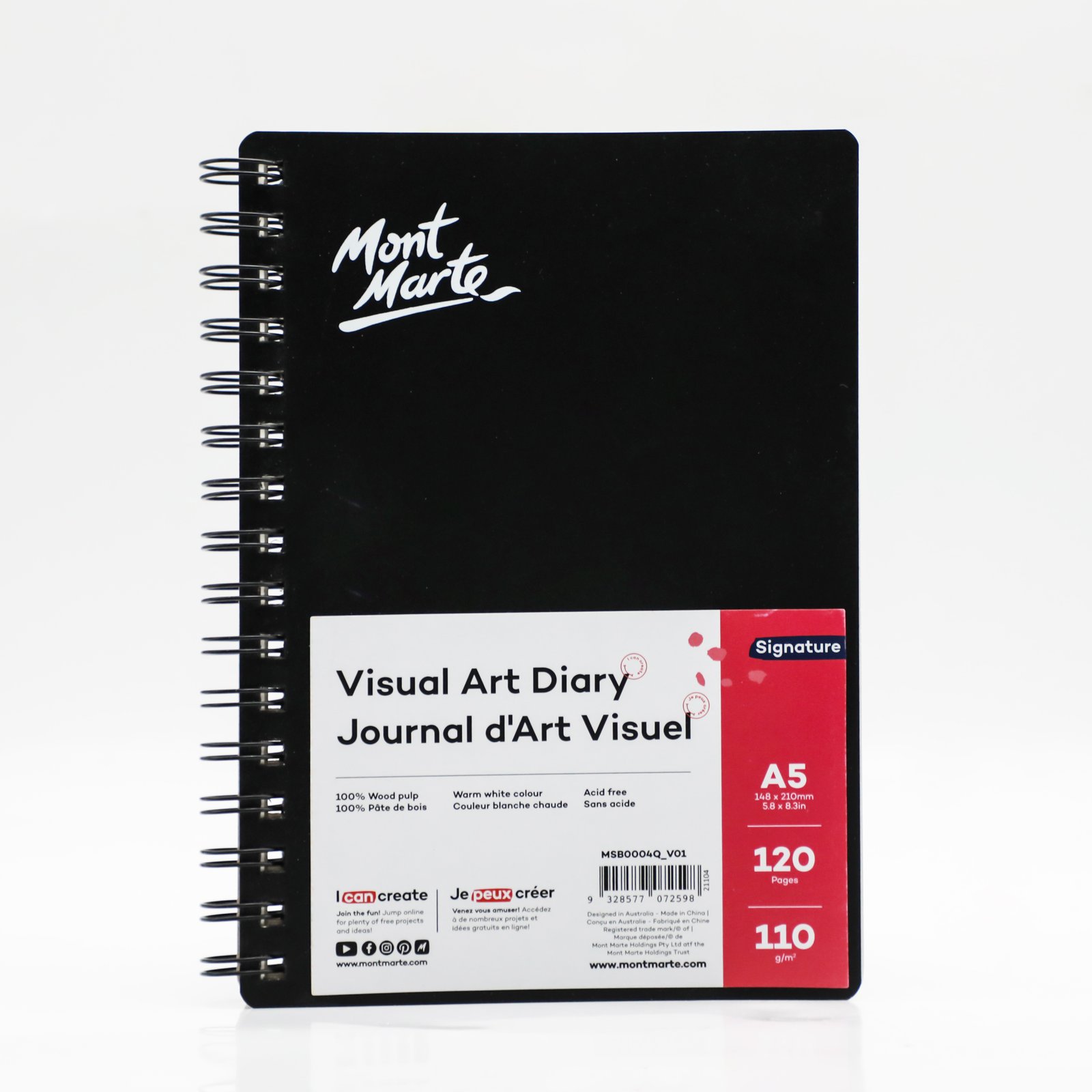 Visual Art Diary A5 120page