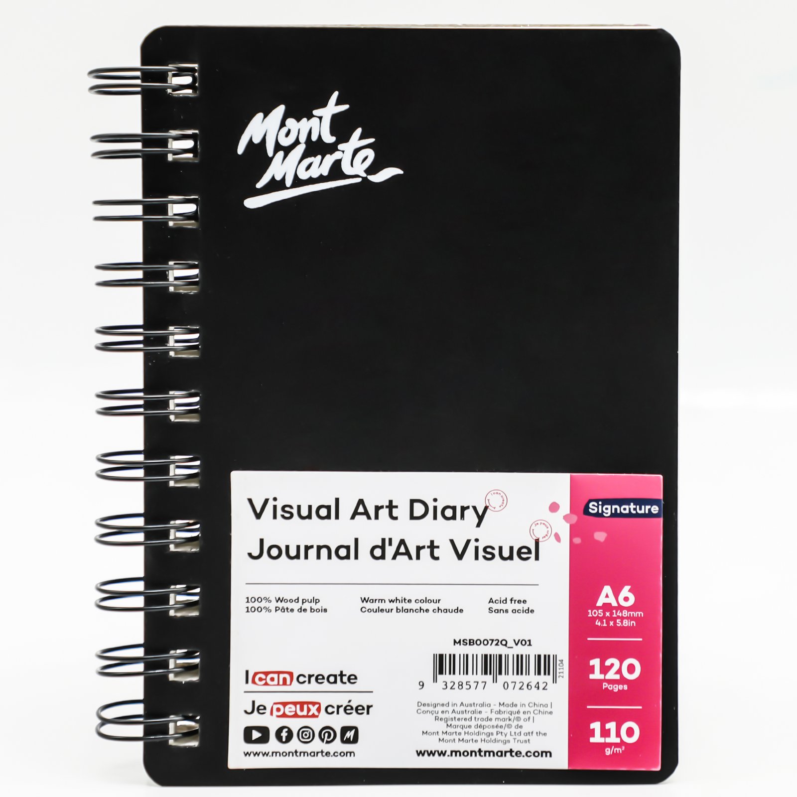 Visual Art Diary A6 120page