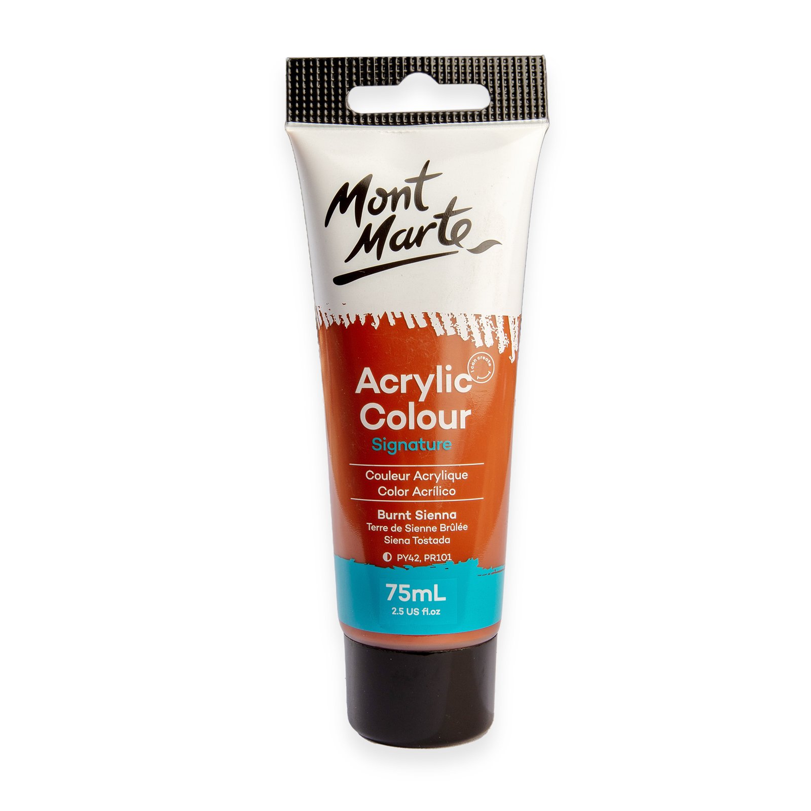 Acrylic Colour Paint 75ml - Burnt Sienna