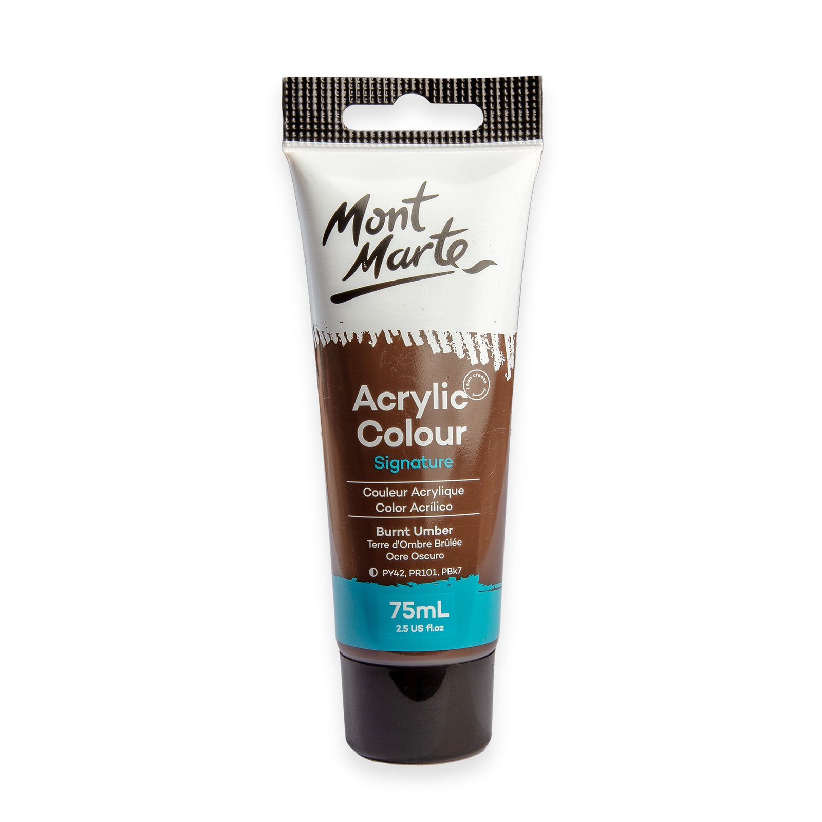 Acrylic Colour Paint 75ml - Burnt Umber