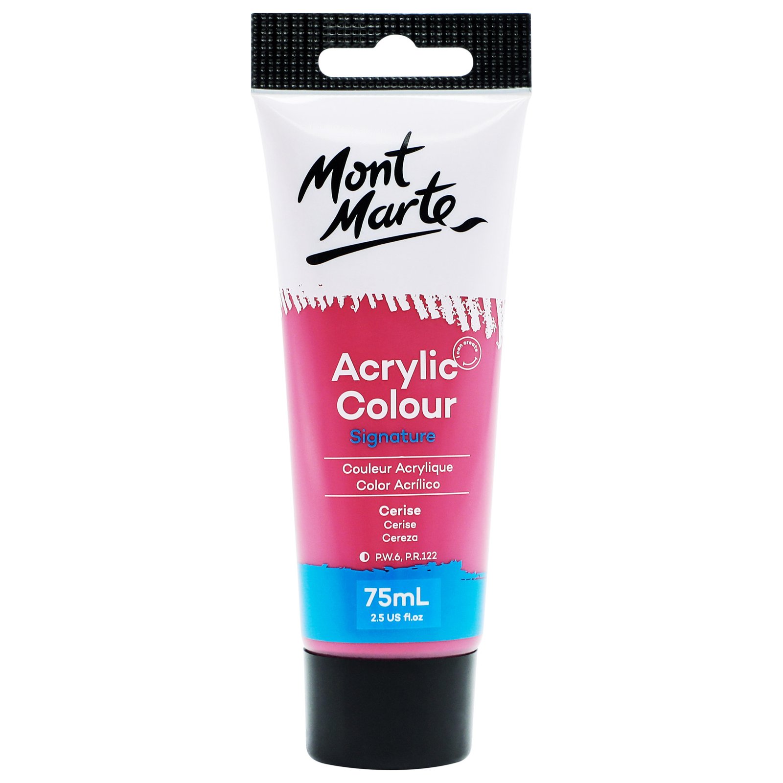 Acrylic Colour Paint 75ml - Cerise