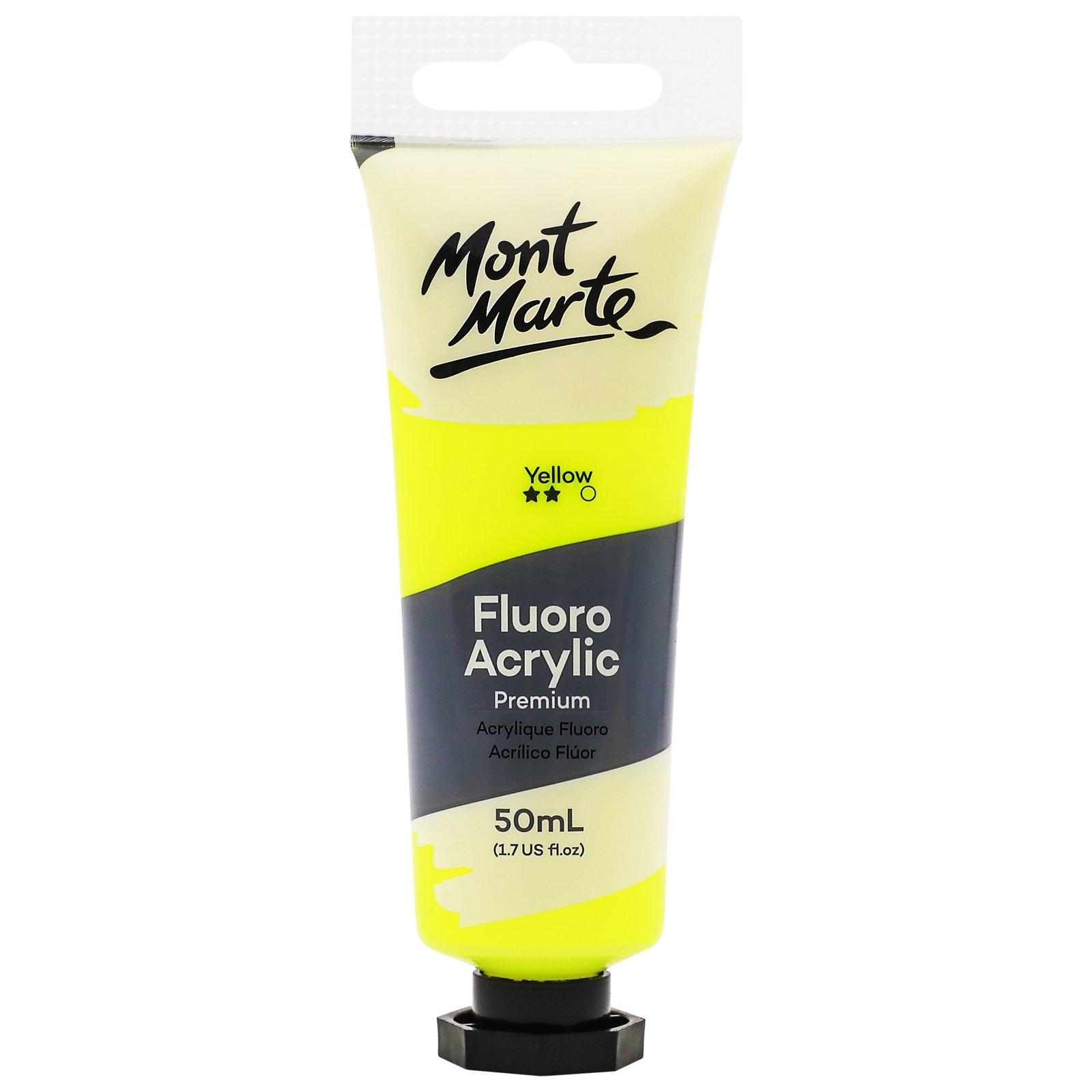 Fluoro Acrylic Paint 50ml - Yellow