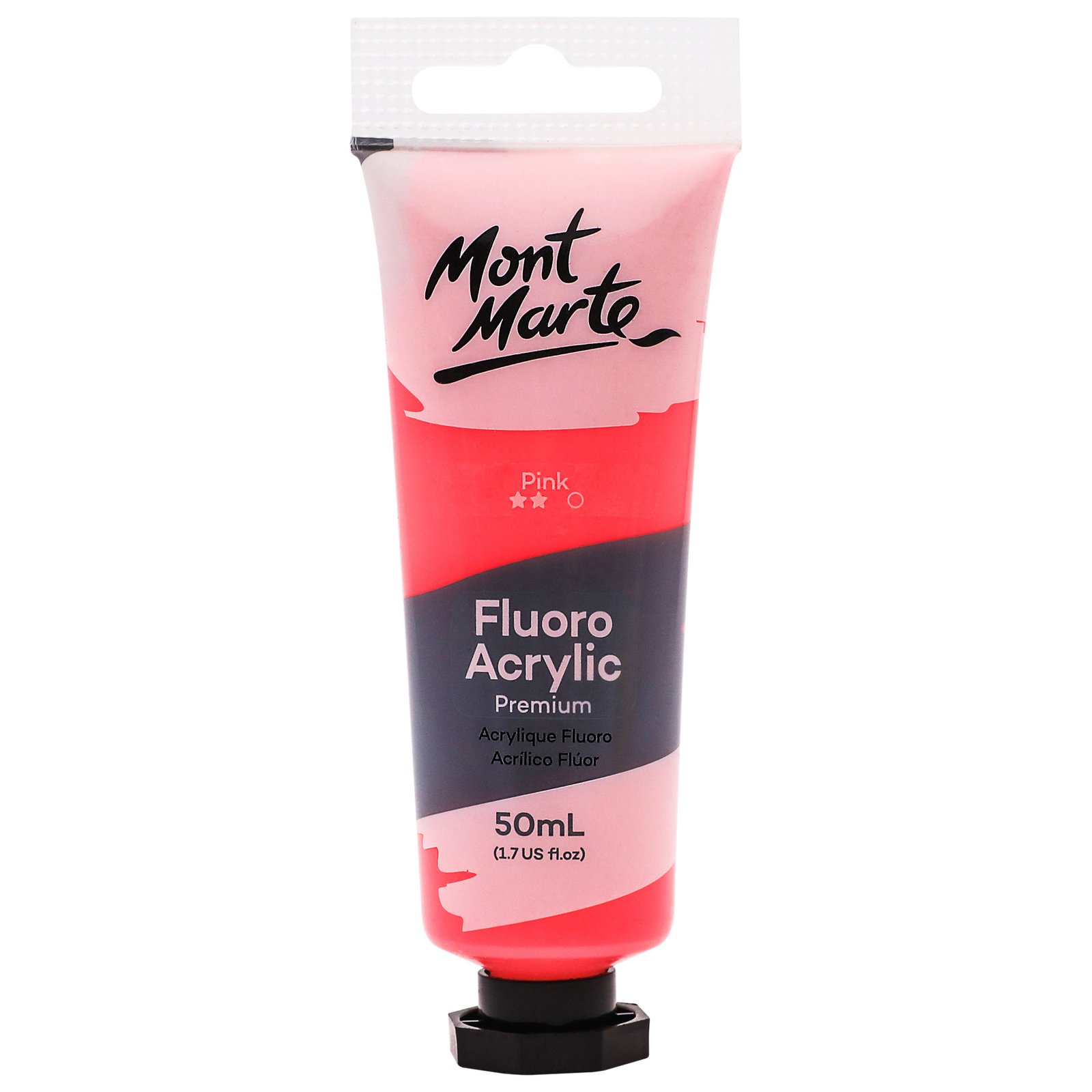 Fluoro Acrylic Paint 50ml - Pink