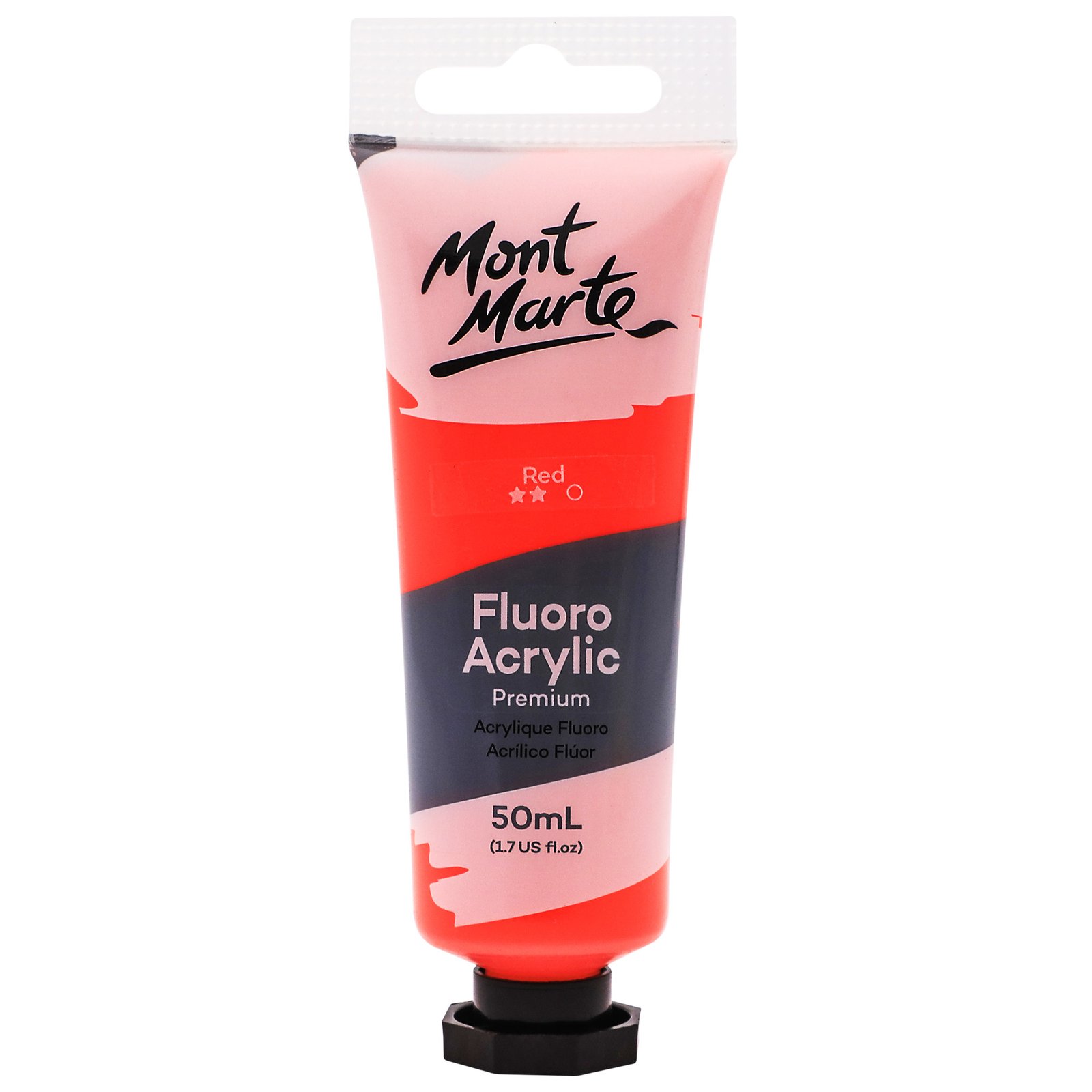 Fluoro Acrylic Paint 50ml - Red