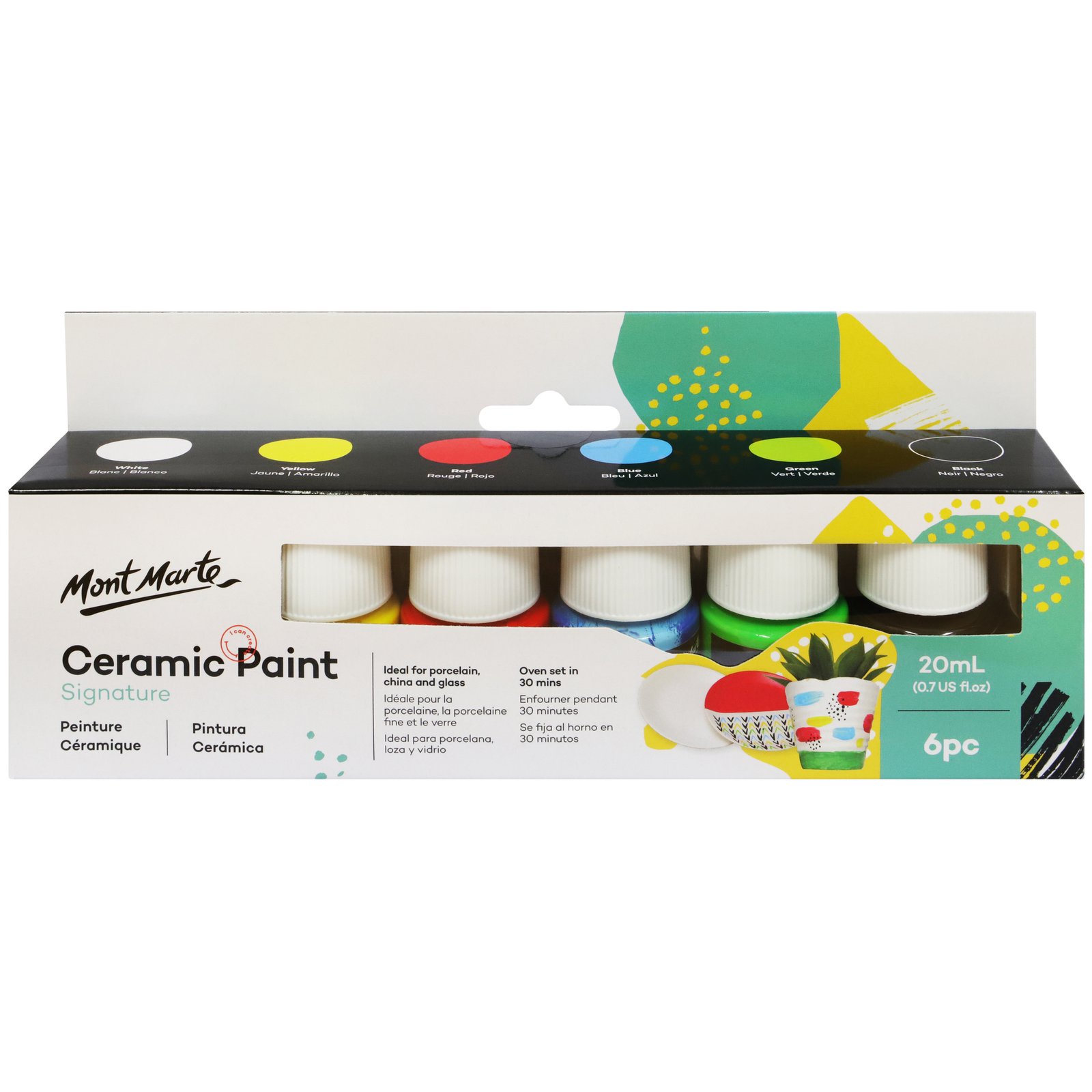 Ceramic Liquid Paint 6pc x 20ml