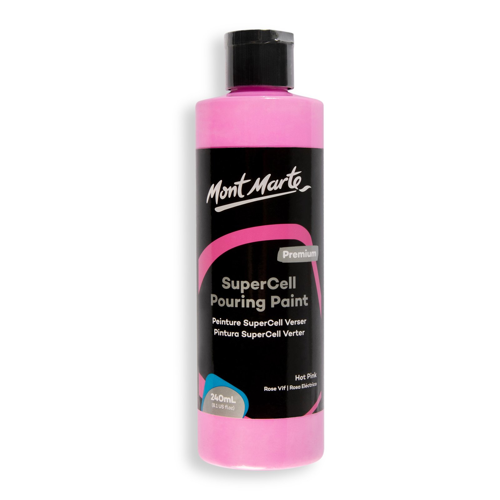SuperCell Pouring Paint 240ml - Hot Pink
