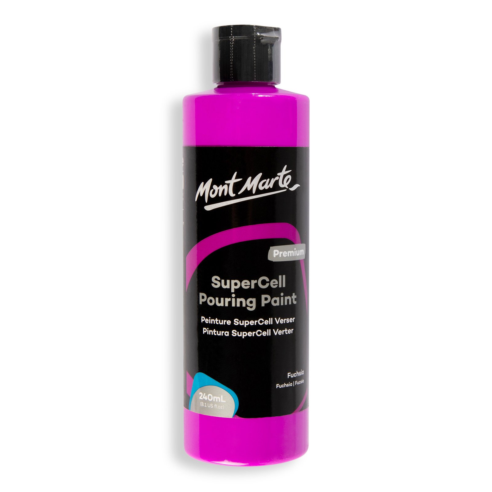 SuperCell Pouring Paint 240ml - Fuchsia