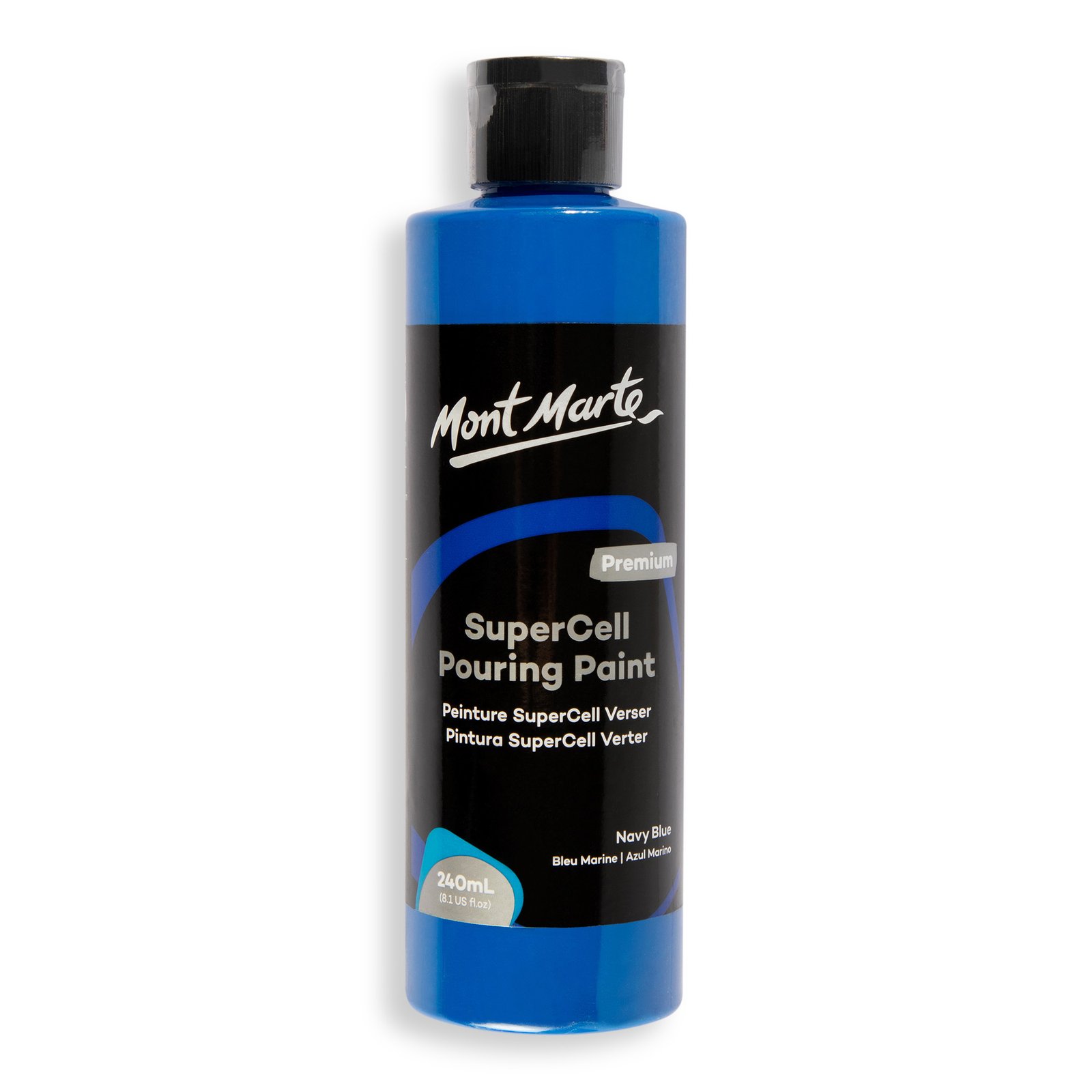 SuperCell Pouring Paint 240ml - Navy Blue