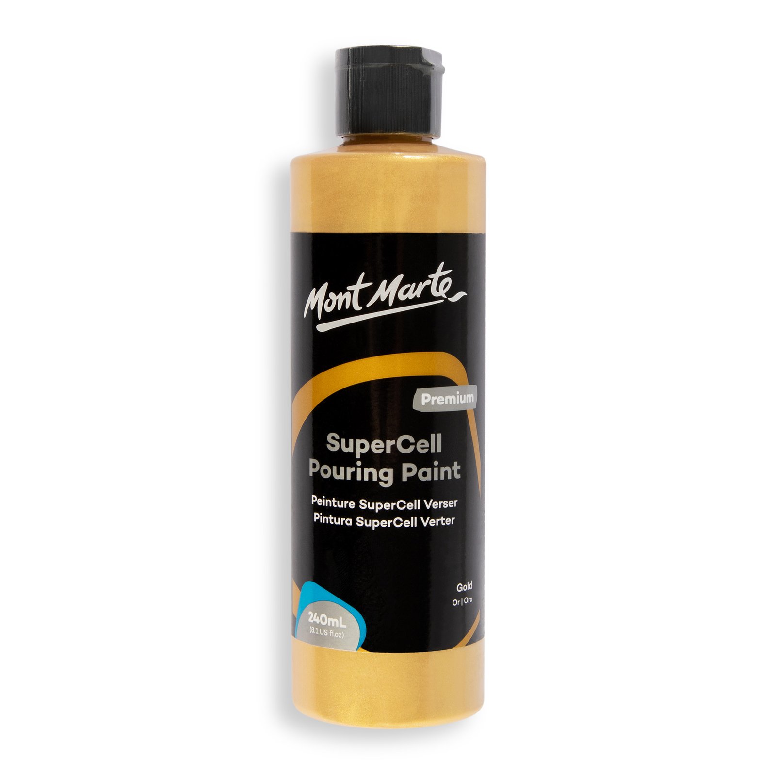 SuperCell Pouring Paint 240ml - Gold