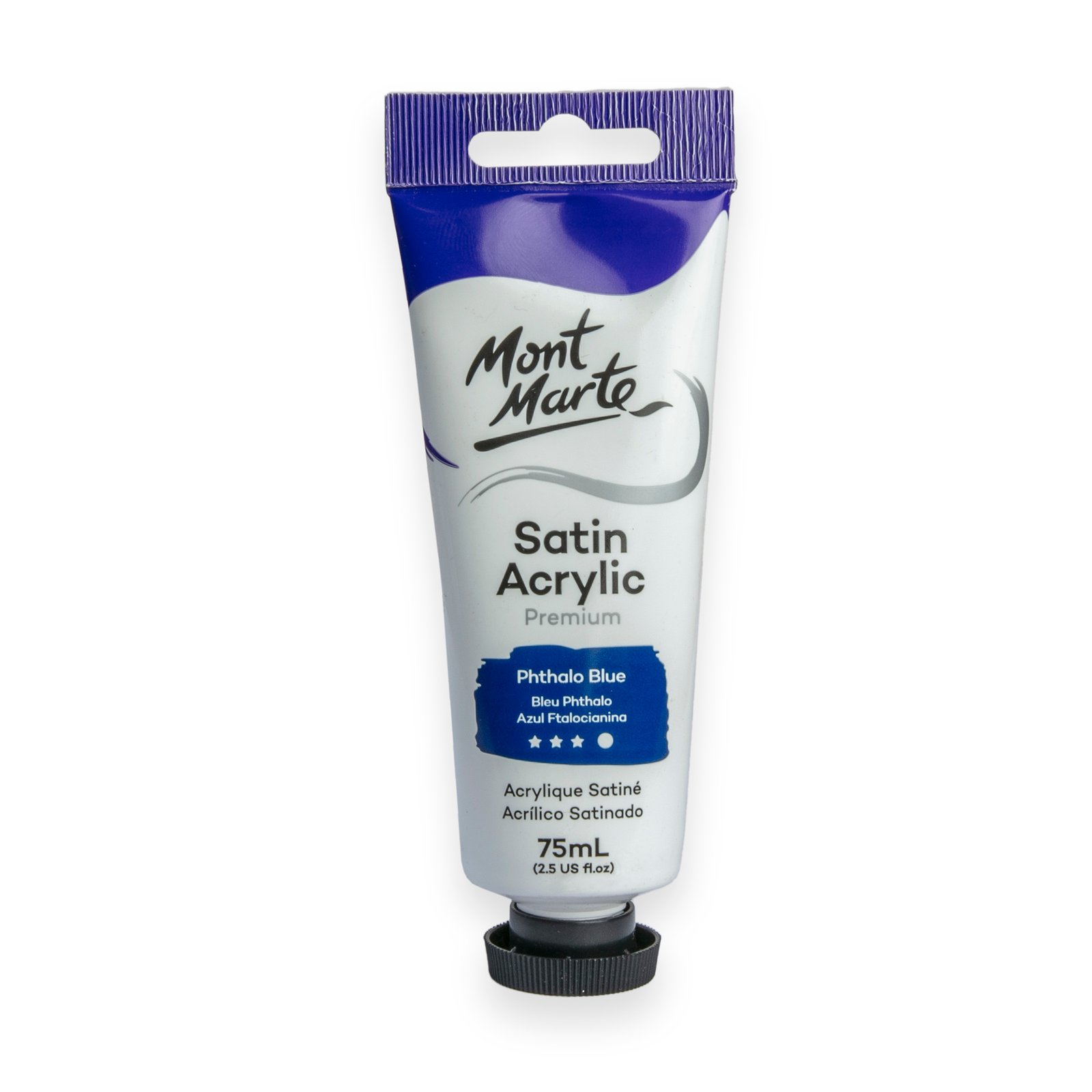 Satin Acrylic 75ml - Phthalo Blue