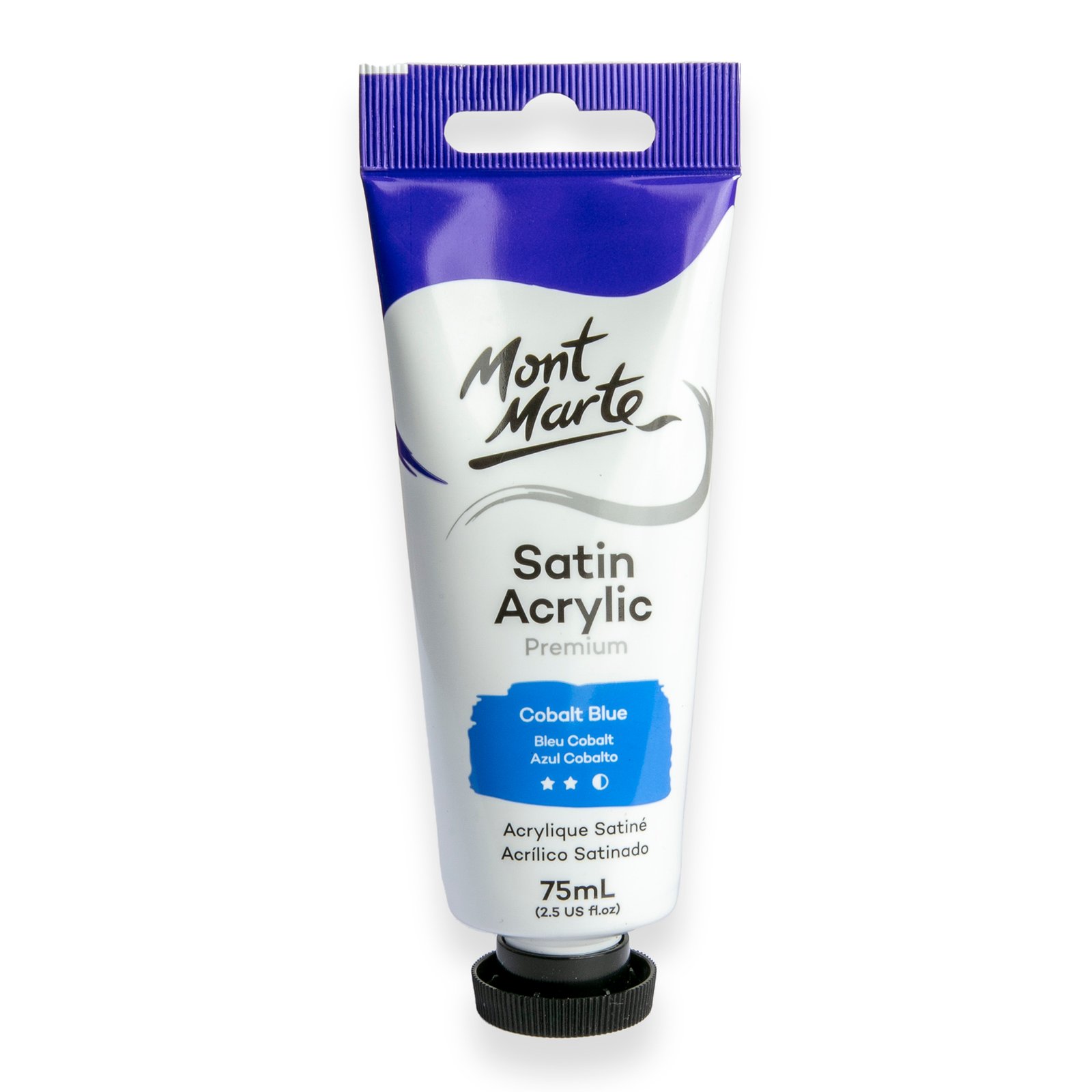 Satin Acrylic 75ml - Cobalt Blue