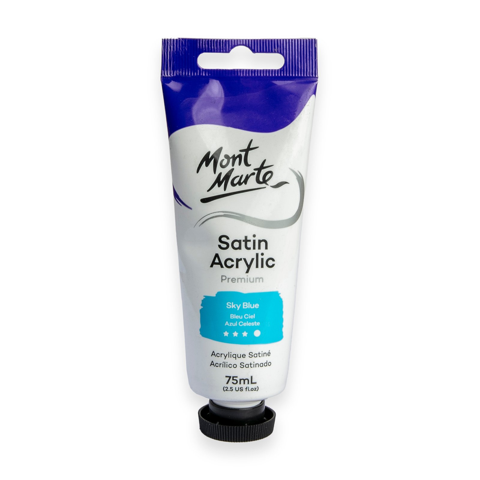 Satin Acrylic 75ml - Sky Blue