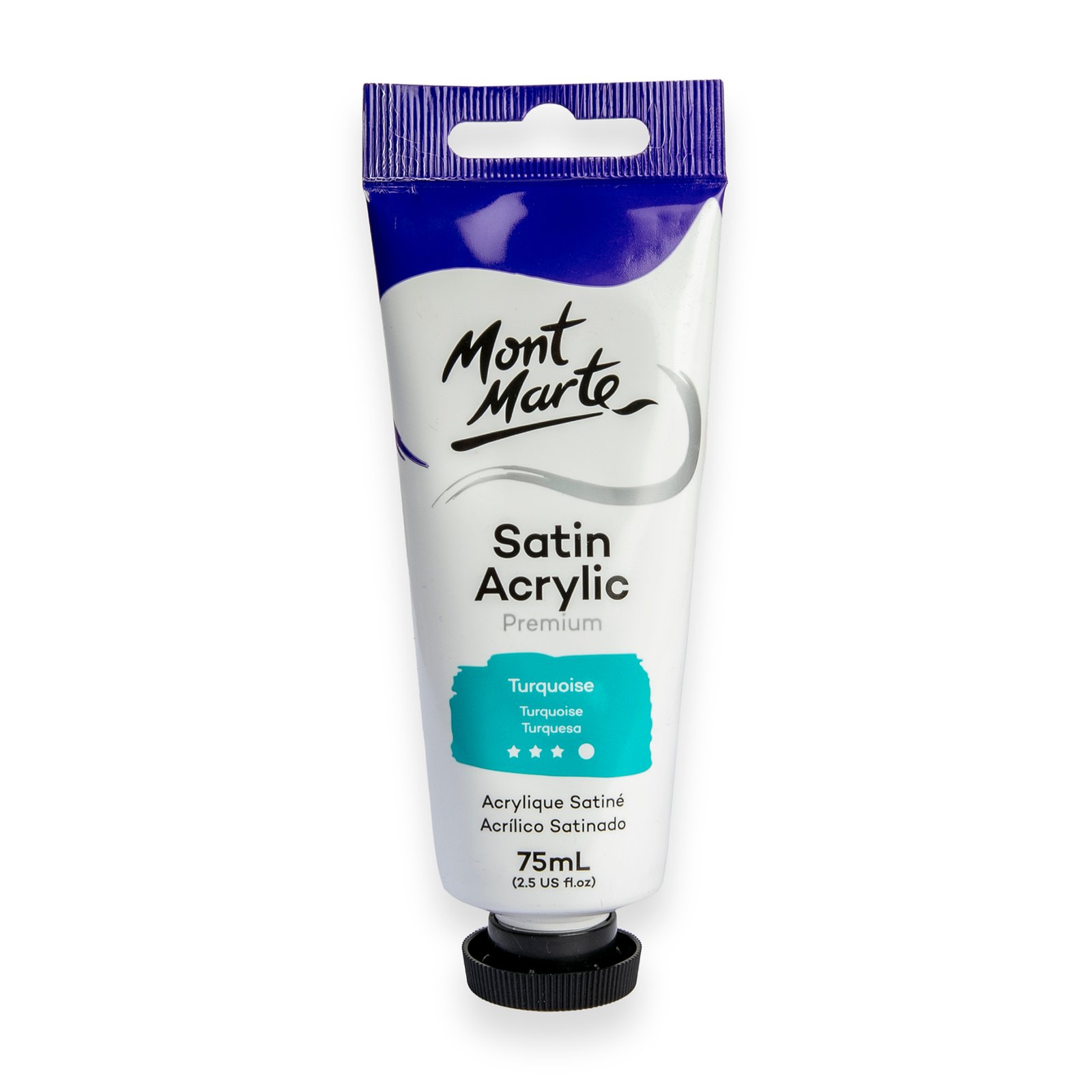 Satin Acrylic 75ml - Turquoise