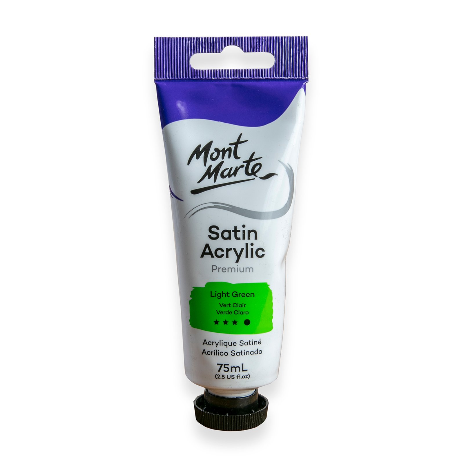 Satin Acrylic 75ml - Light Green