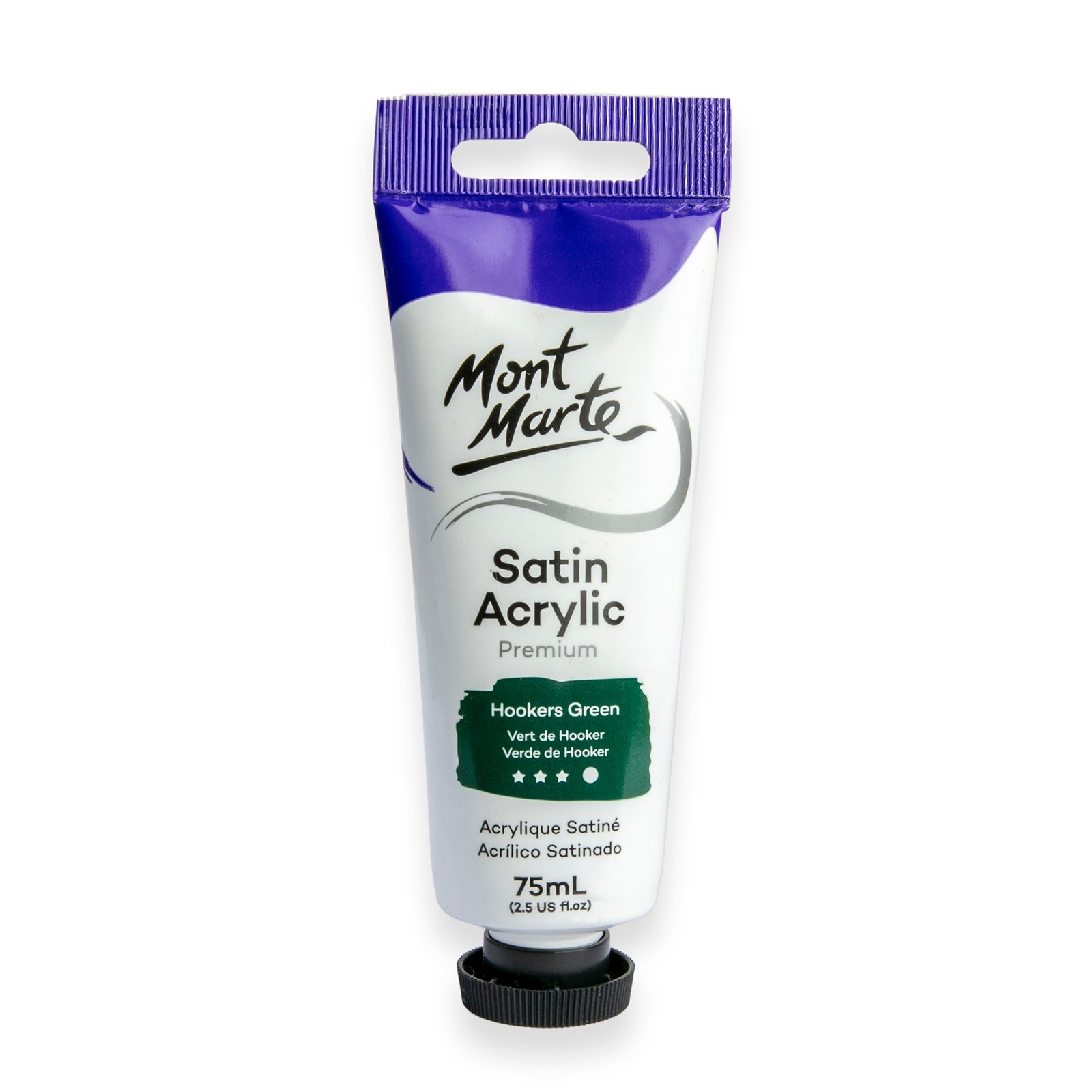 Satin Acrylic 75ml - Hookers Green