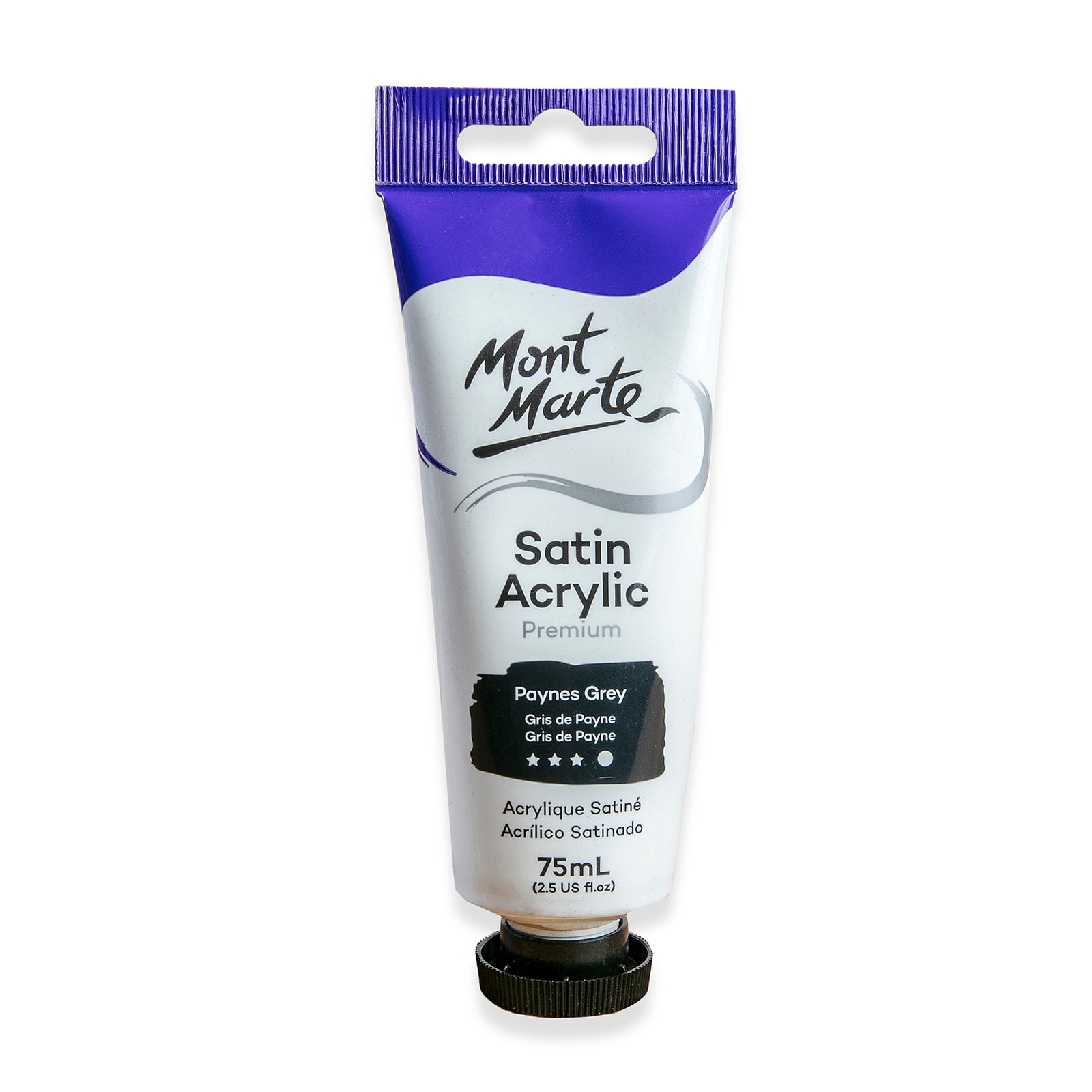 Satin Acrylic 75ml - Paynes Grey