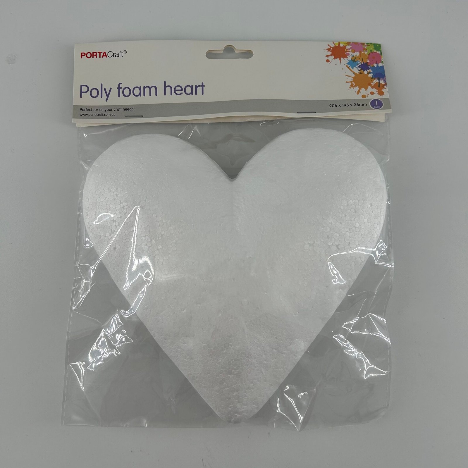 Poly Foam Heart 206mm
