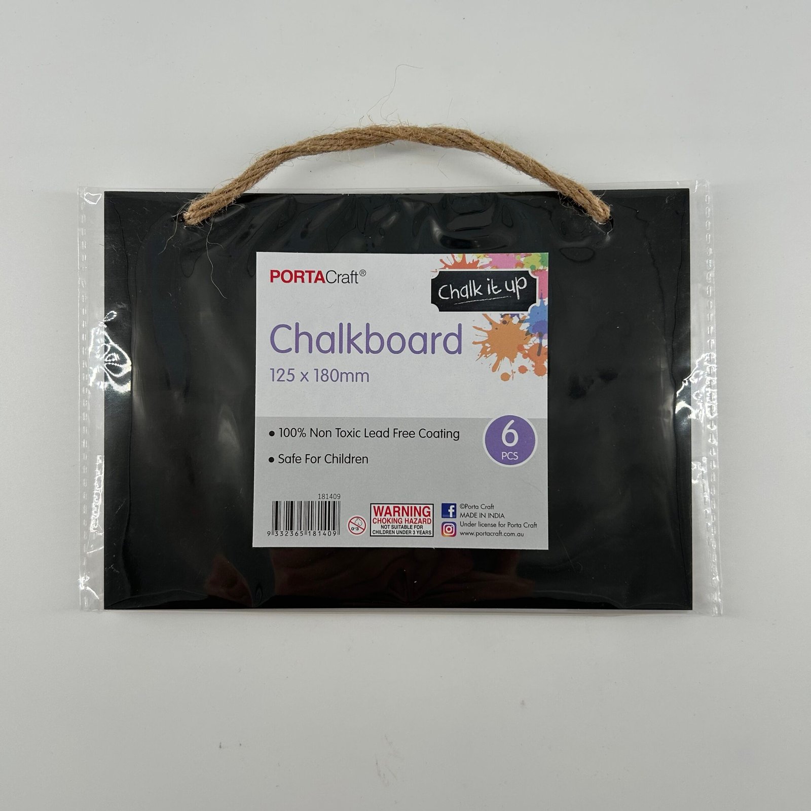 Hanging Chalkboard Cards 6pk
