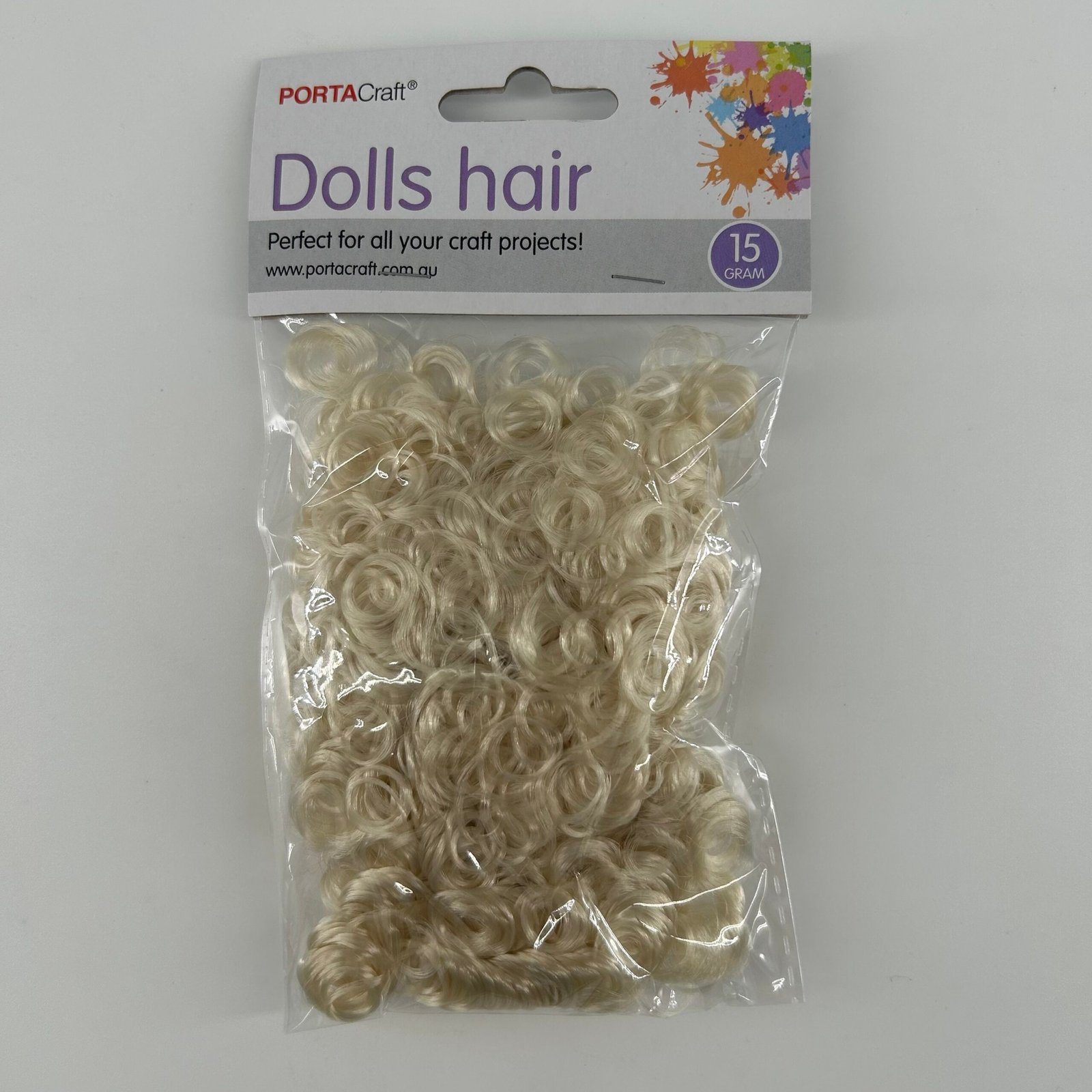 Dolls Hair 15g - White