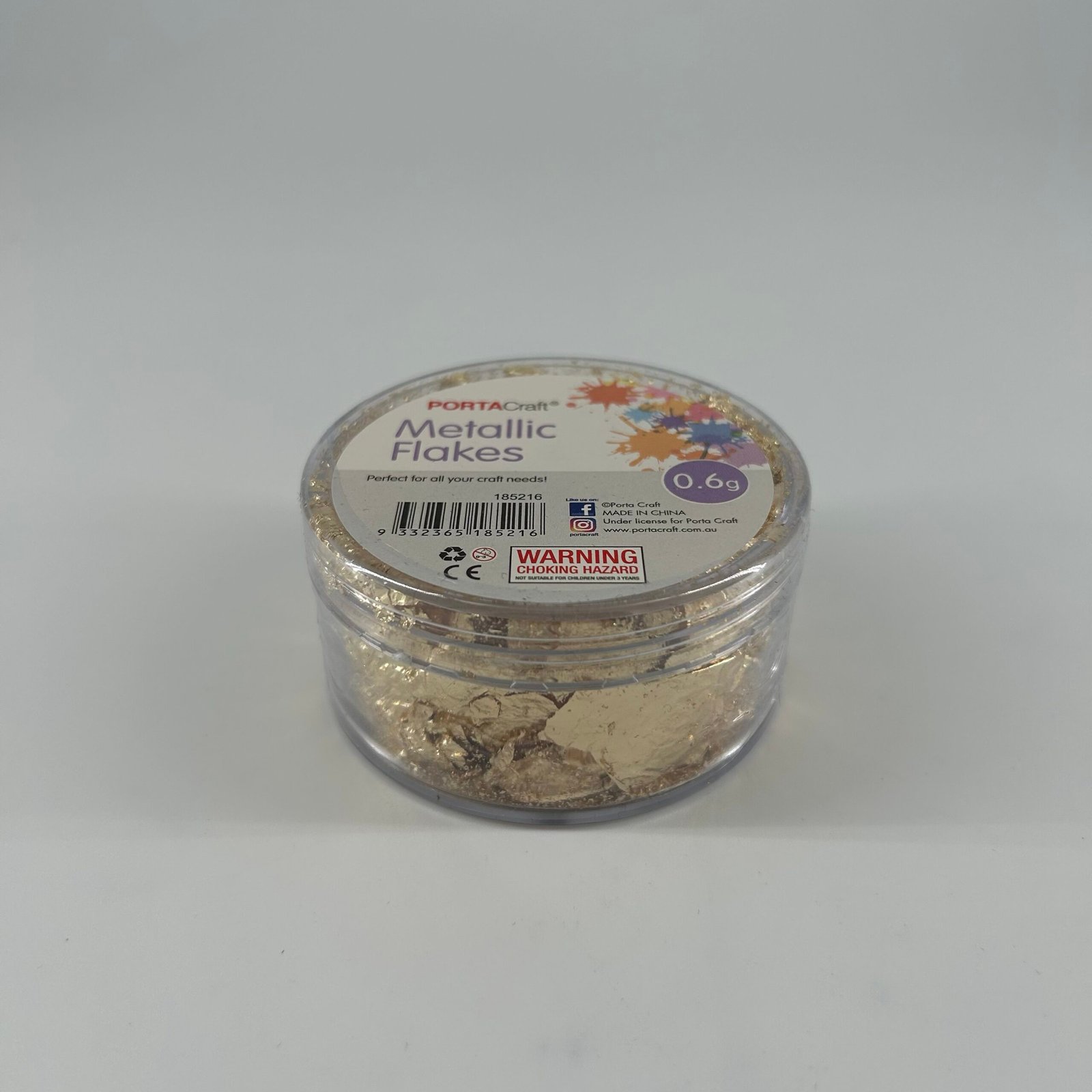 Metallic Flakes 0.6g Gold