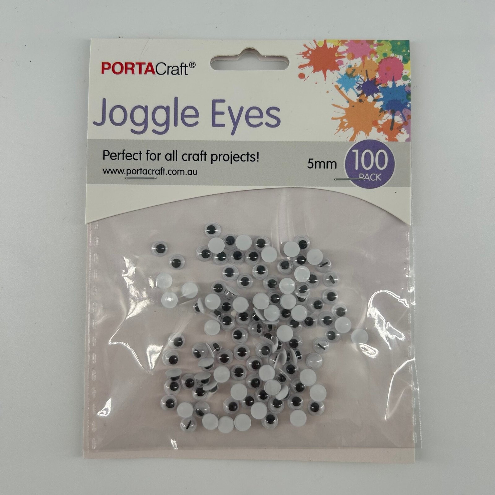 Joggle Eyes 5mm 100pk