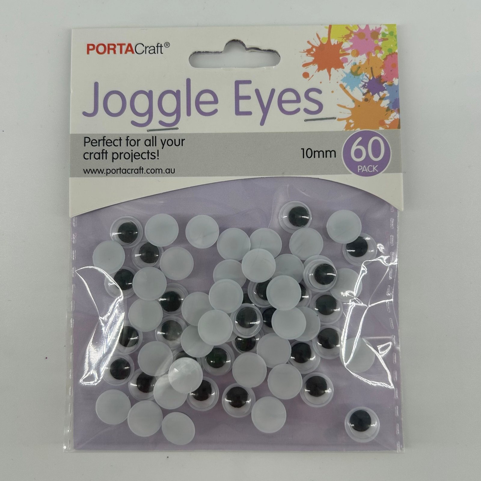 Joggle Eyes 10mm 60pk