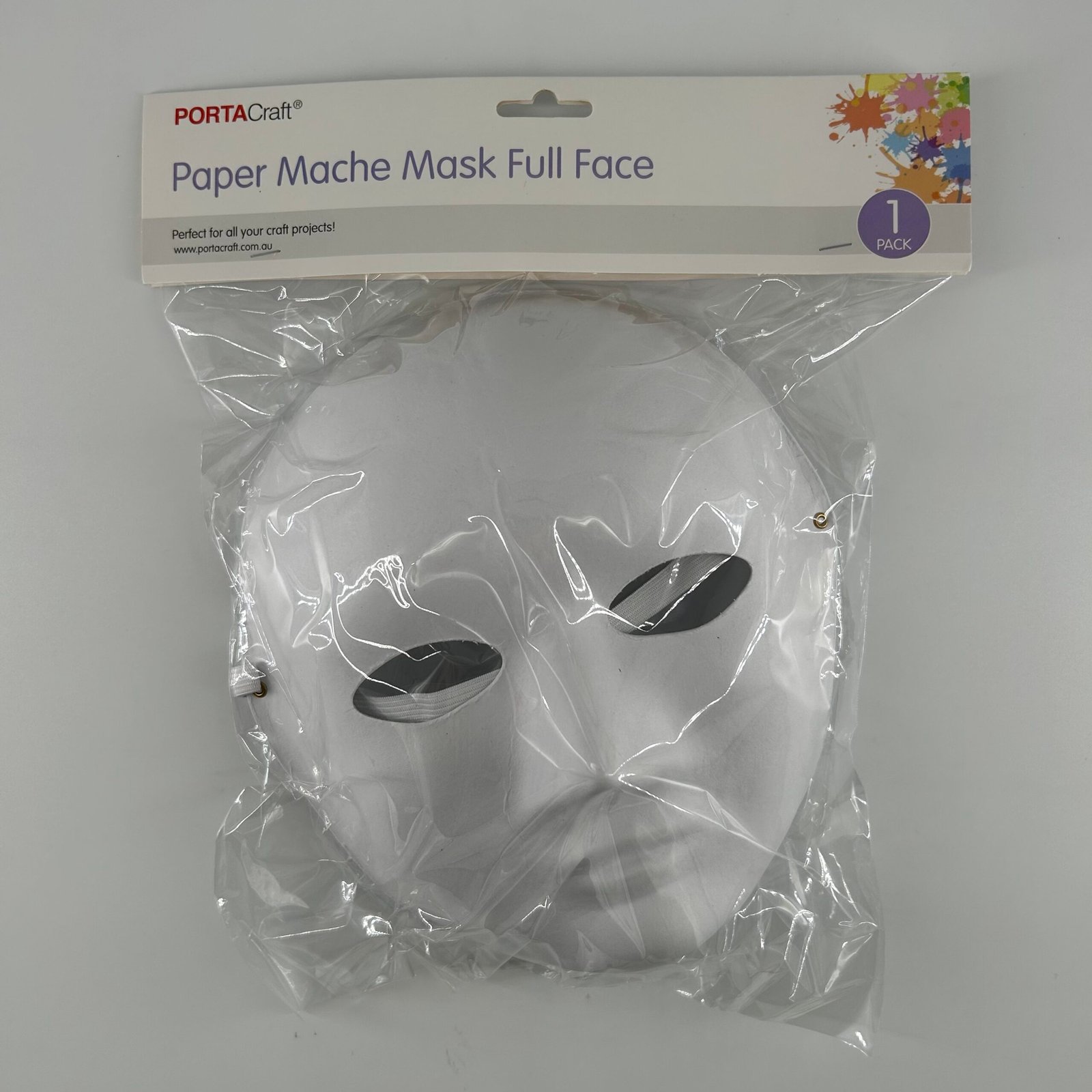 Paper Mache Mask 21.5cm