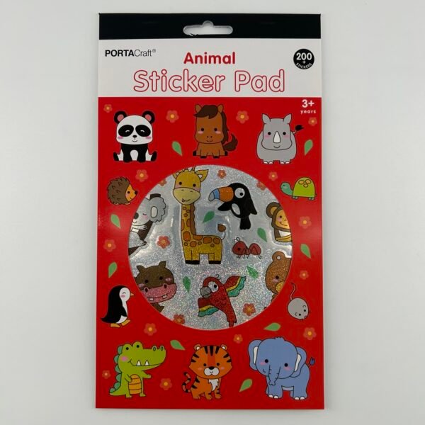 Sticker Pad 200pc - Animal