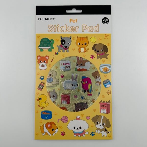 Sticker Pad 200pc - Pet